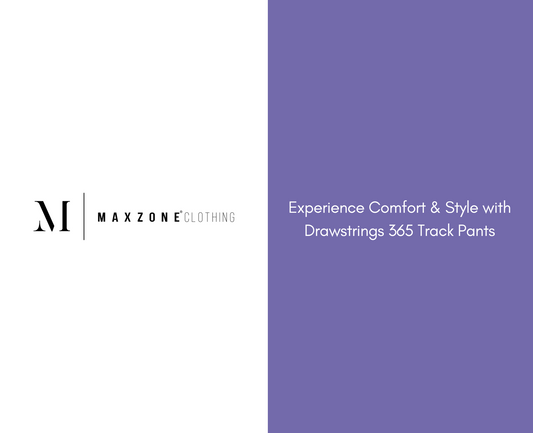 Experience Comfort & Style with Drawstrings 365 Track Pants