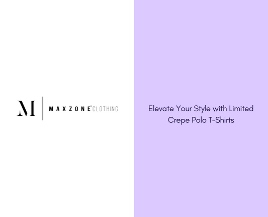 Elevate Your Style with Limited Crepe Polo T-Shirts