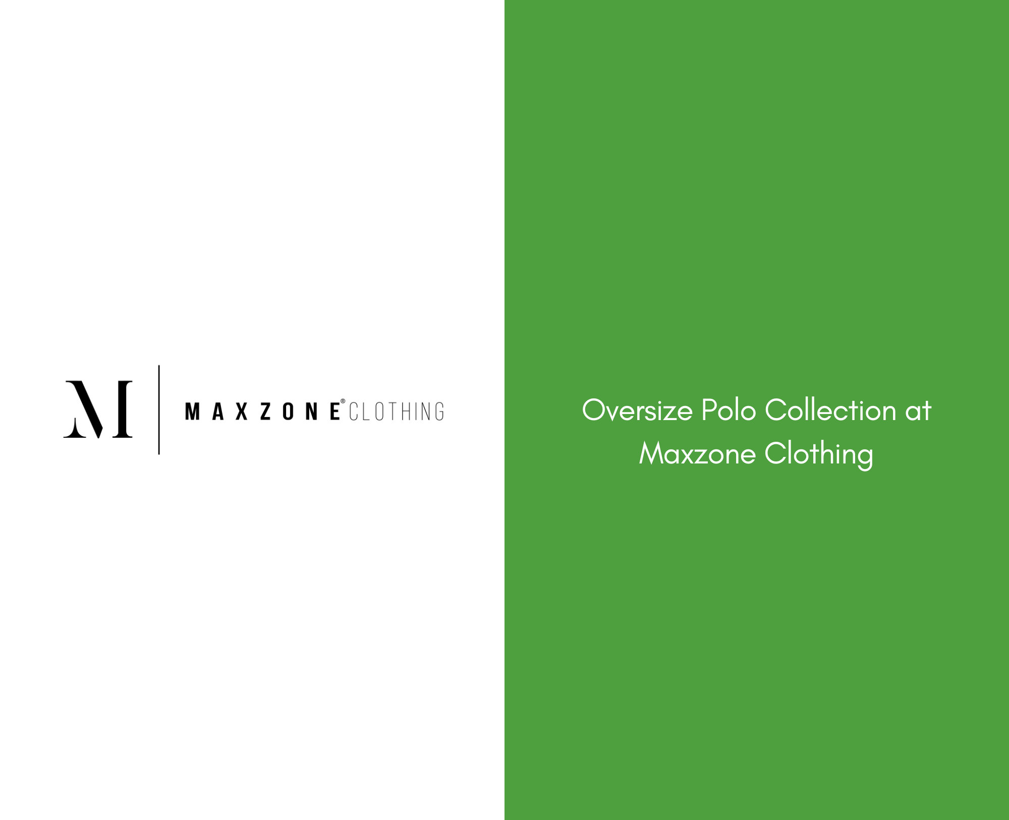 Oversize Polo Collection at Maxzone Clothing