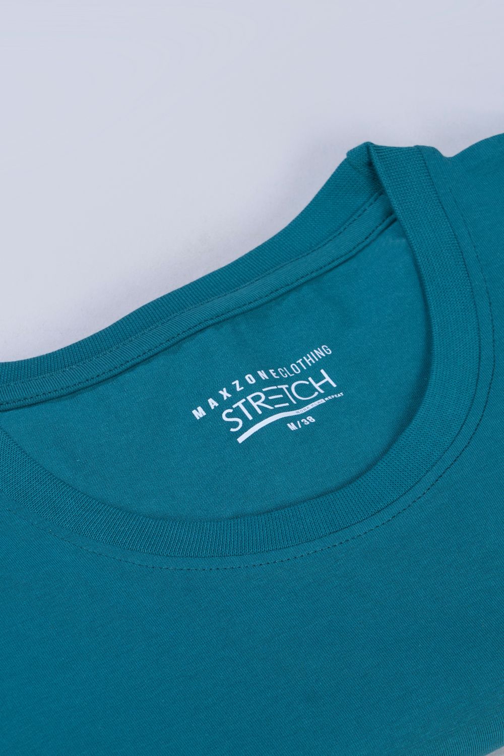 Cotton oversized T shirt for men in the solid color White with half sleeves and crew neck, full view.