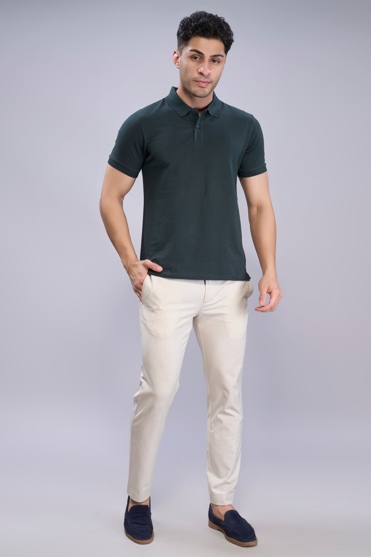 June Green - Cotton Pique Polo
