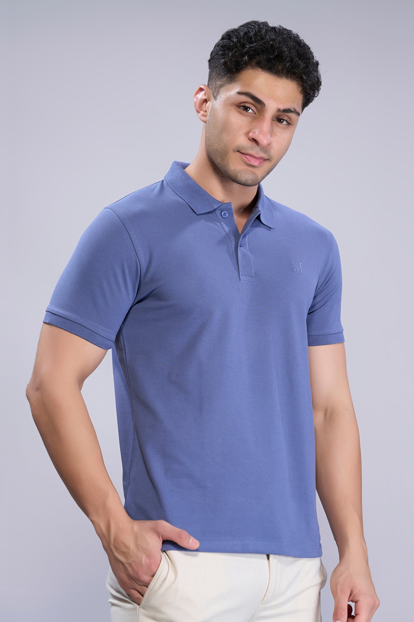 M.Blue - Cotton Pique Polo