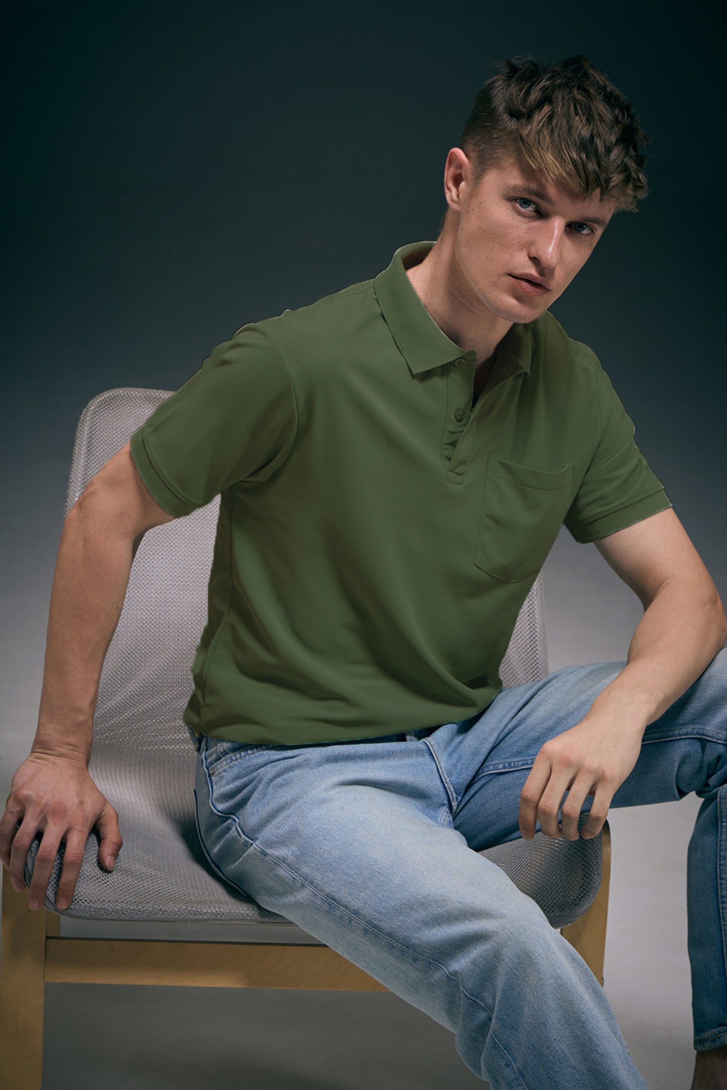 Olive - Smart Tech Pocket Polo