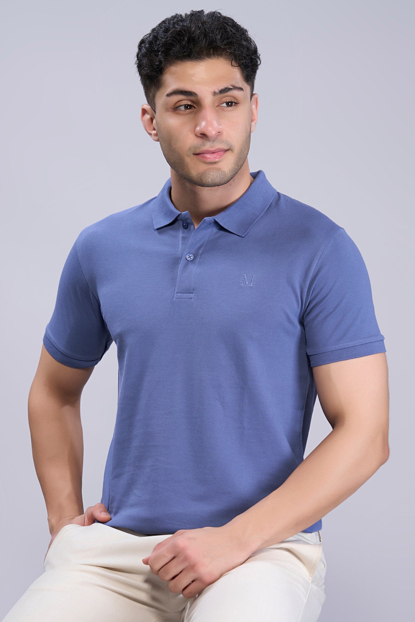 M.Blue - Cotton Pique Polo