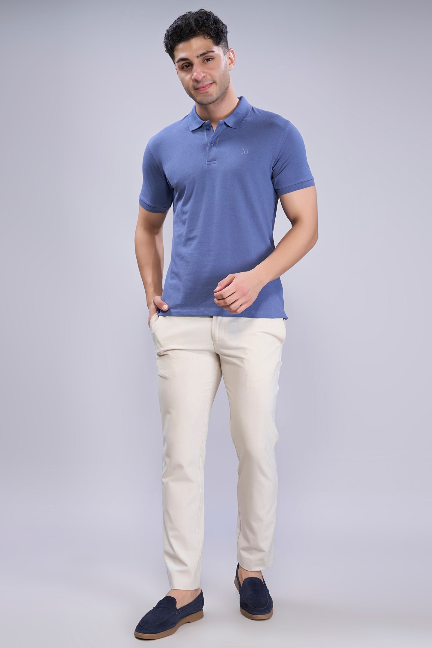 M.Blue - Cotton Pique Polo