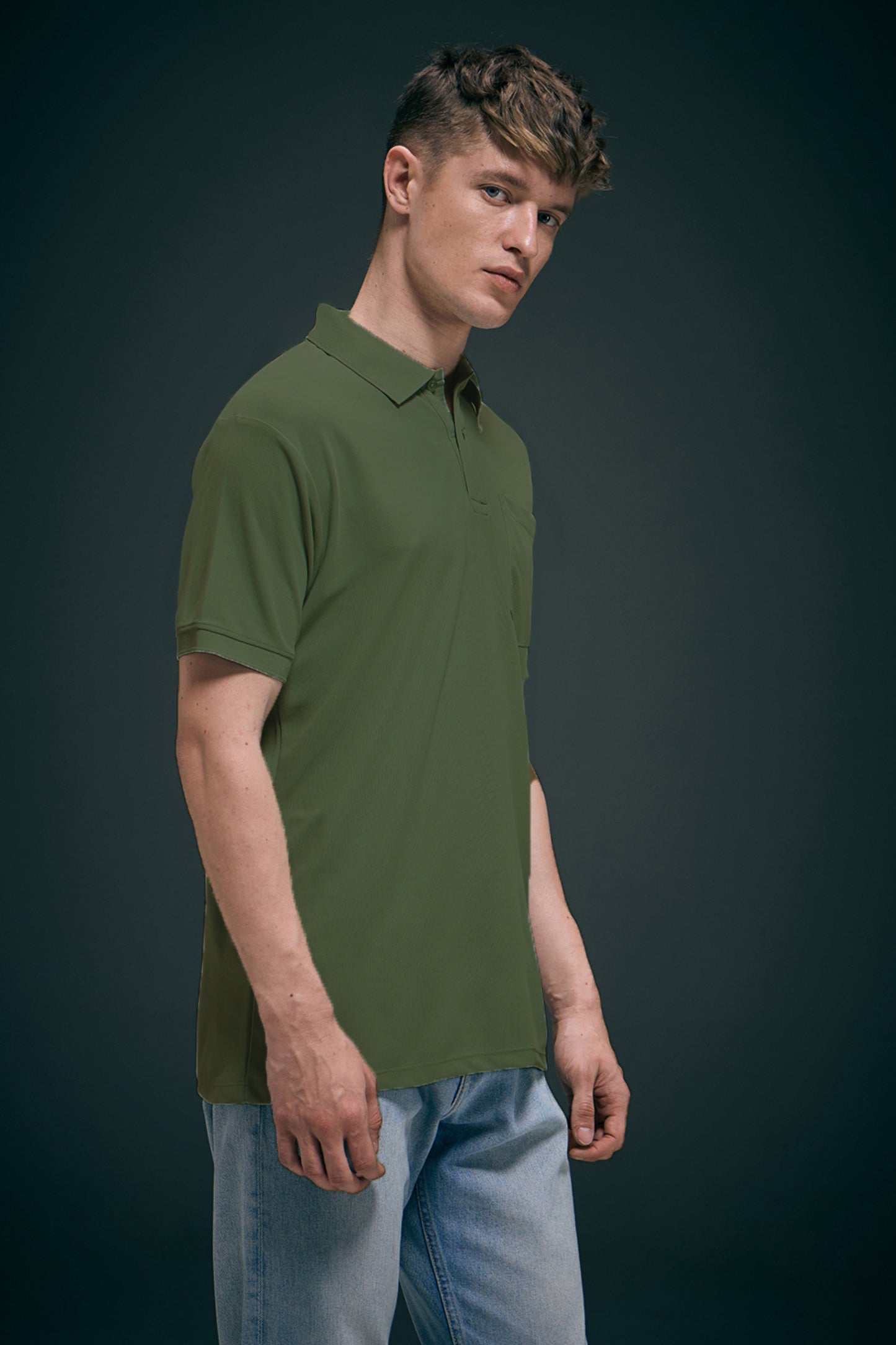 Olive - Smart Tech Pocket Polo