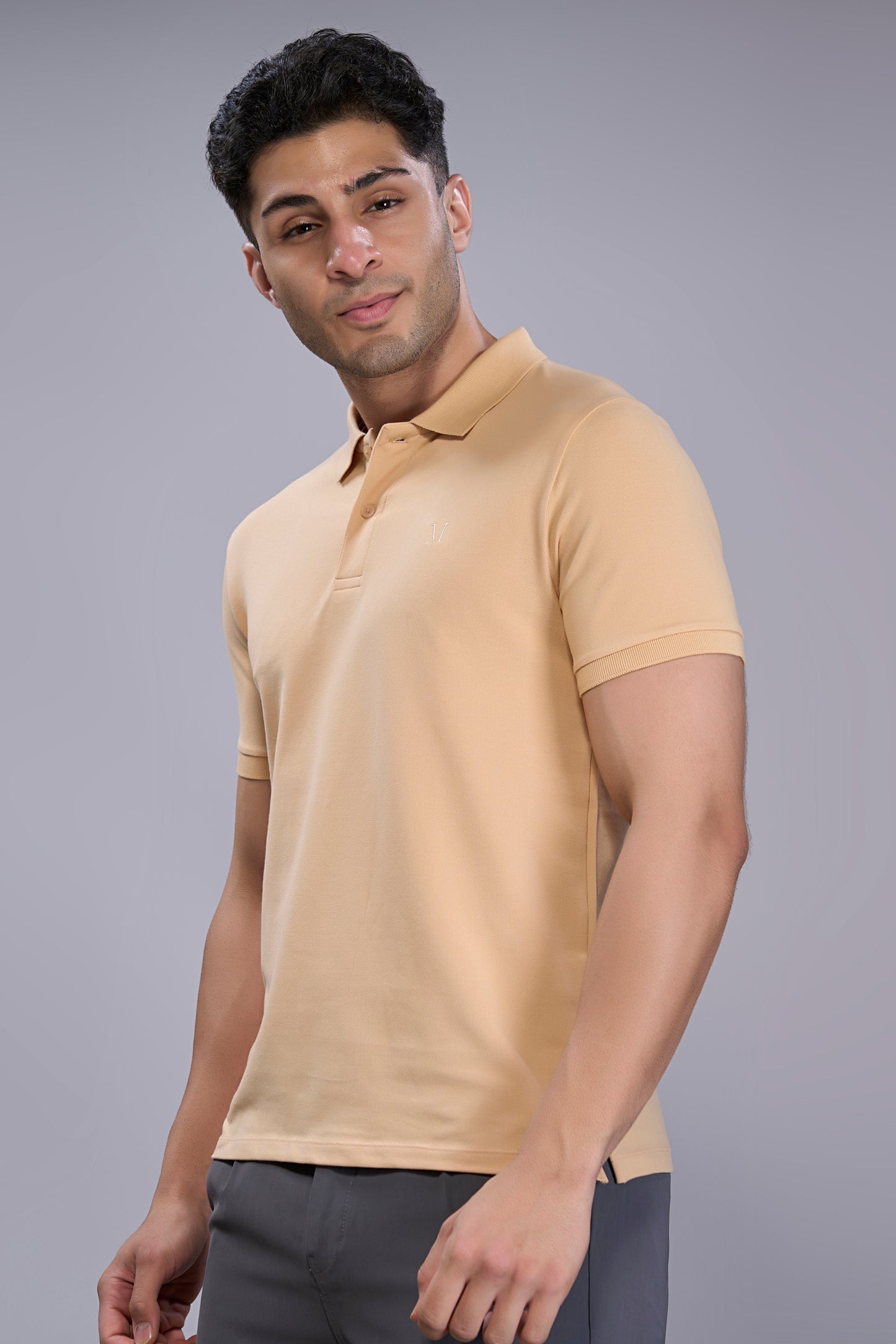 Champagne - Cotton Pique Polo