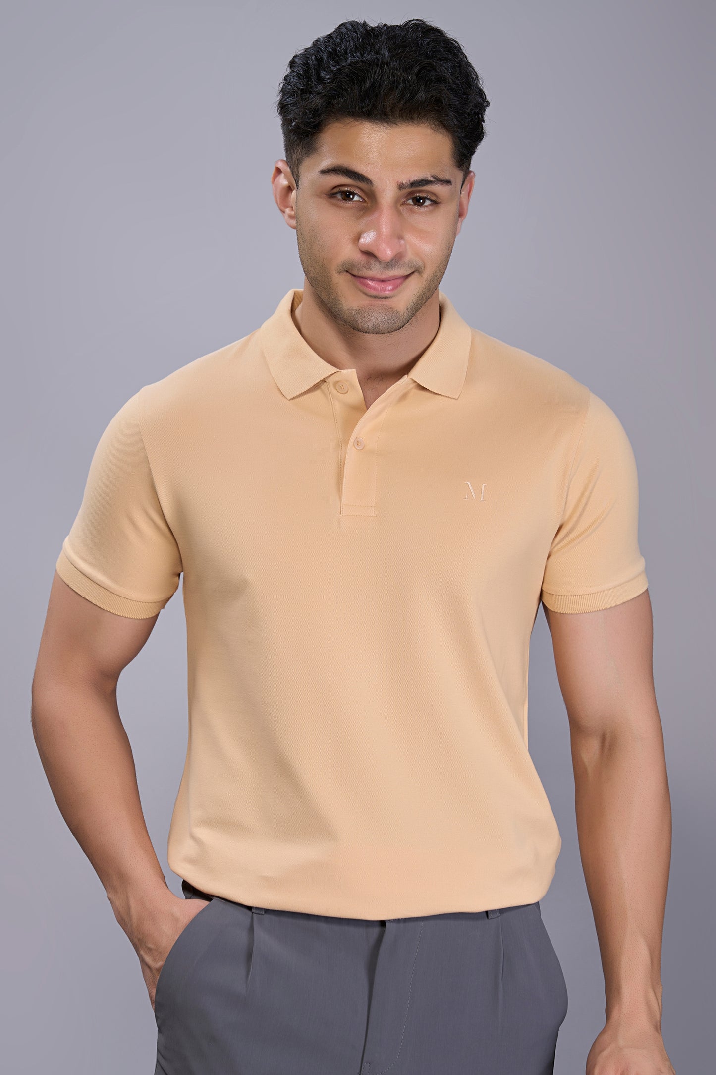 Champagne - Cotton Pique Polo