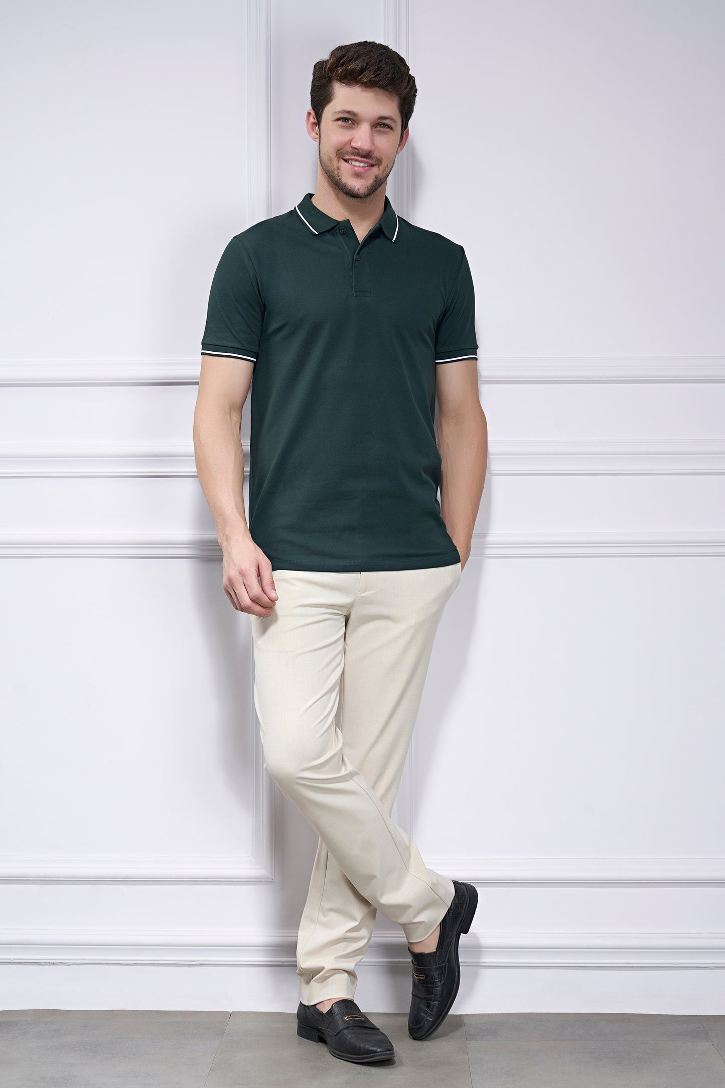 Identity Polo 2.0 - June Green Polo T-SHIRT Maxzone Clothing