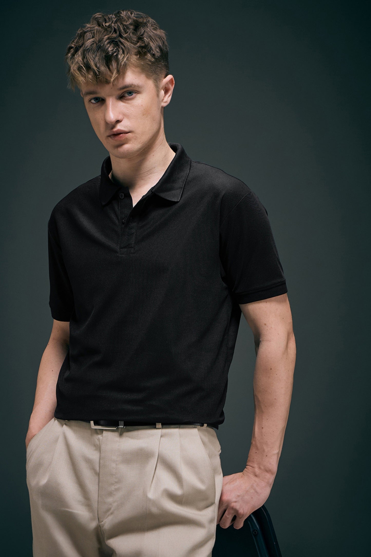 Smart tech polo - Black