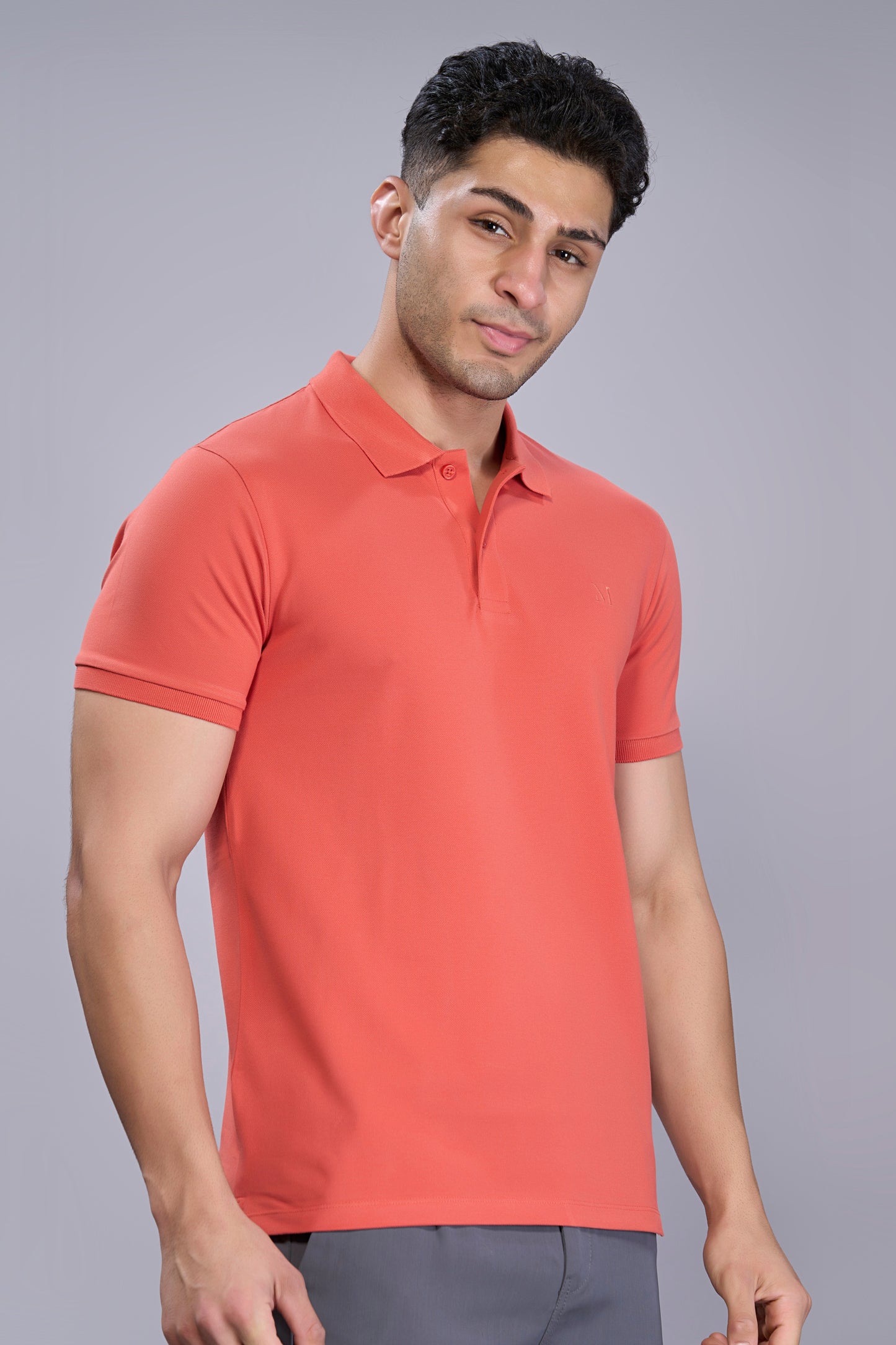 Carrot - Cotton Pique Polo