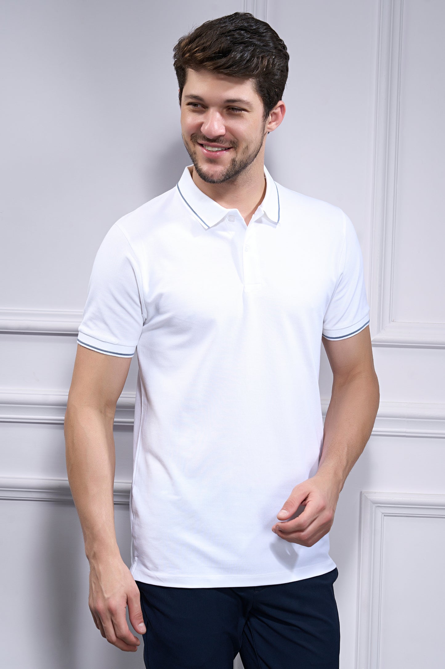 Identity Polo 2.0 - White Maxzone Clothing