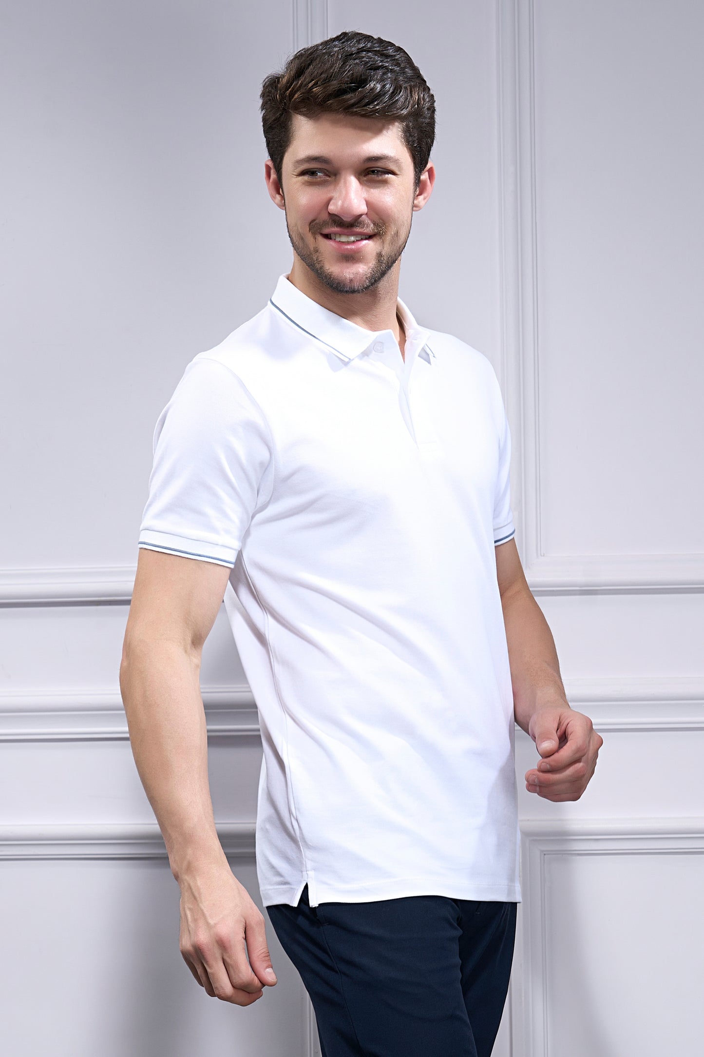 Identity Polo 2.0 - White Maxzone Clothing