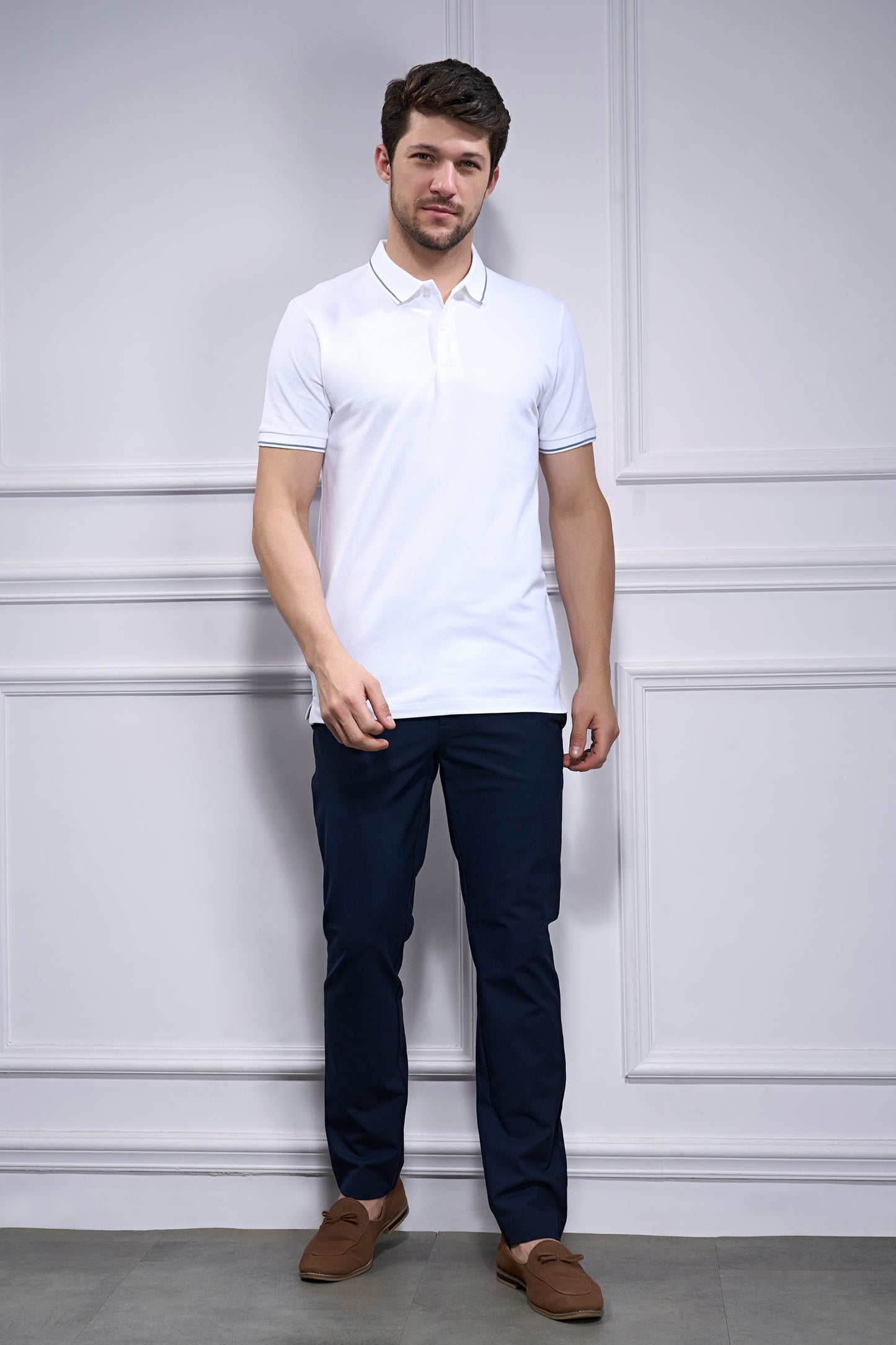 Identity Polo 2.0 - White Maxzone Clothing M