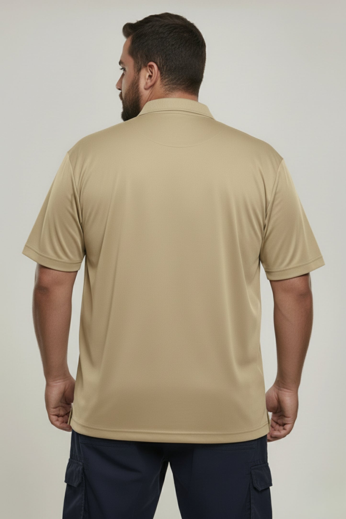Green - Smart Tech Pocket Polo Plus Size