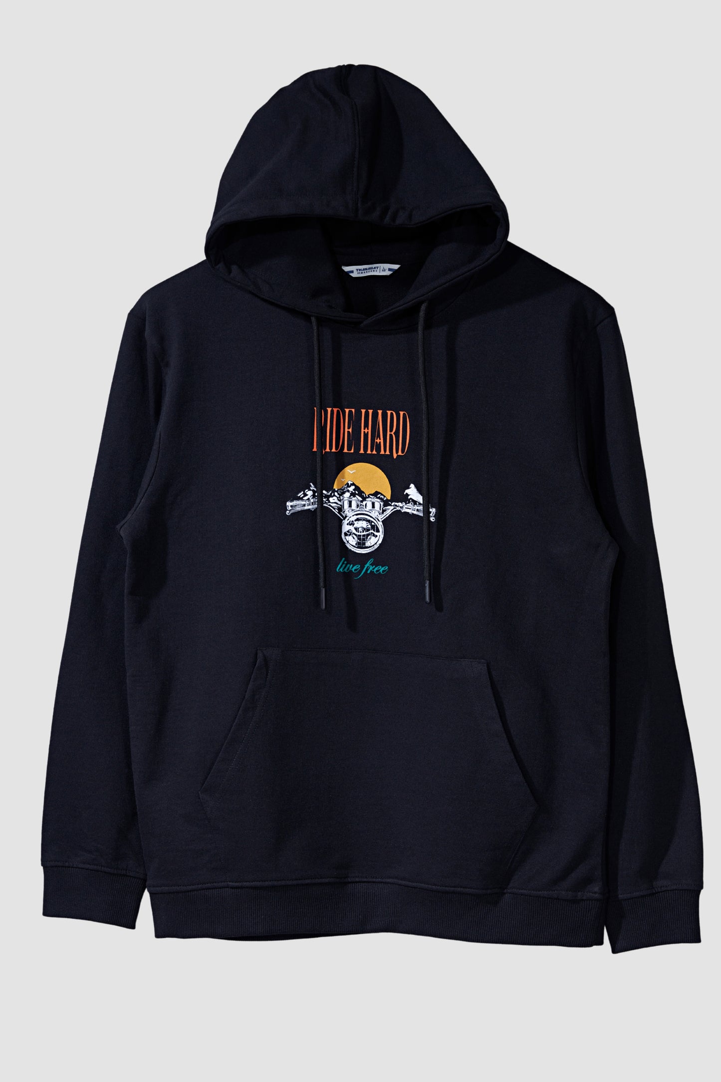 Black Ride Hard - Full Sleeve Hoodie