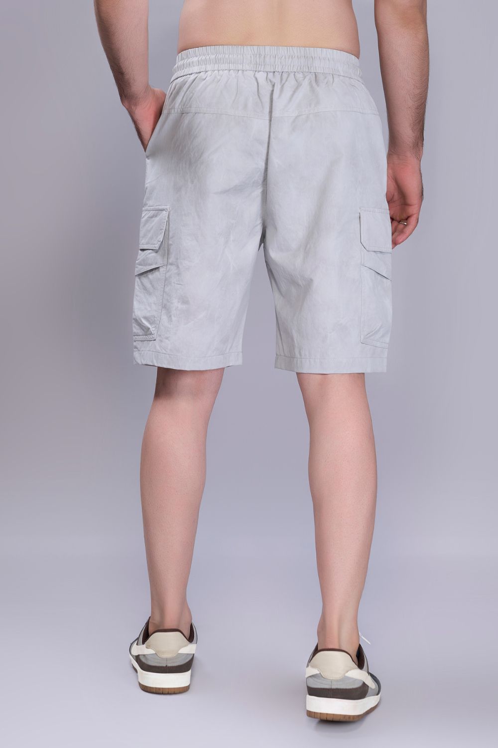 Grey - Cargo Pocket Shorts
