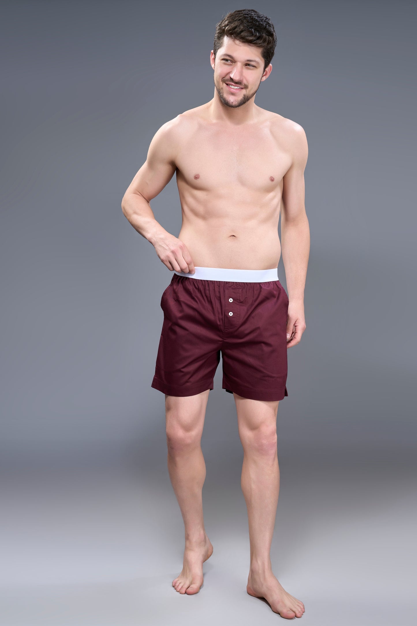 Maroon - Bare Comfort Boxer Maxzone Clothing
