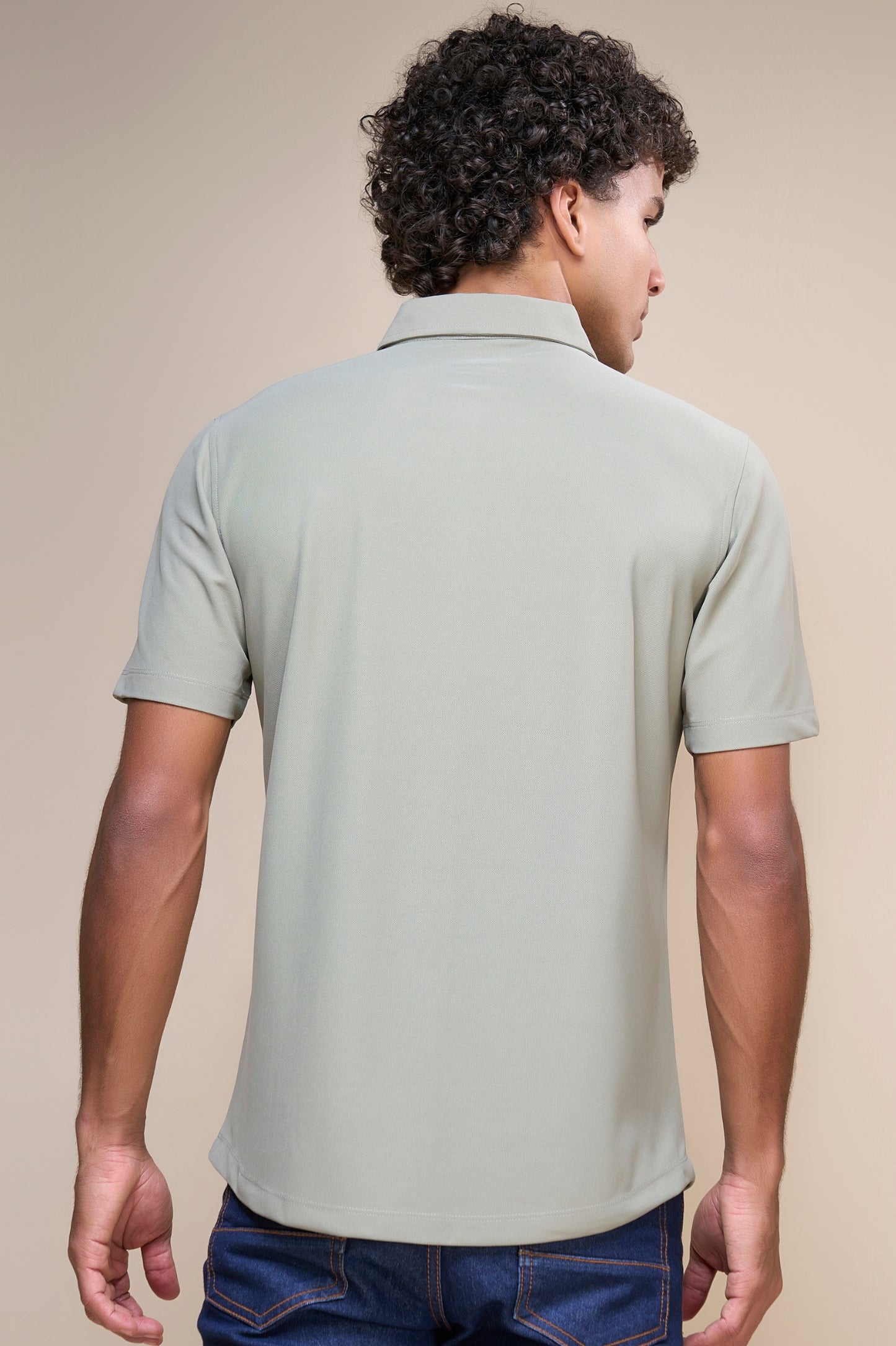 Olive - Smart Tech Pocket Shirt Maxzone Clothing