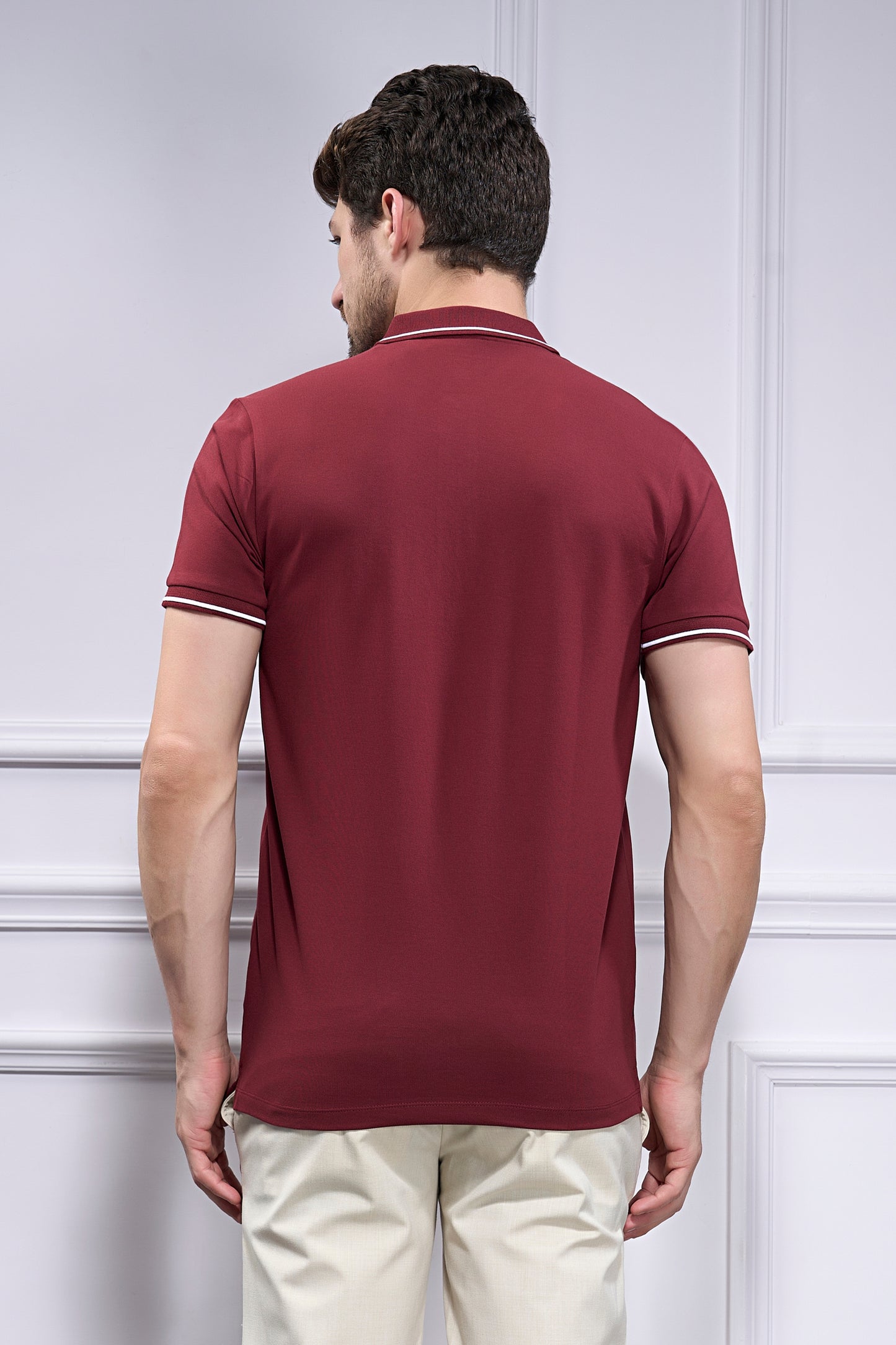 Identity Polo 2.0 - Maroon Maxzone Clothing