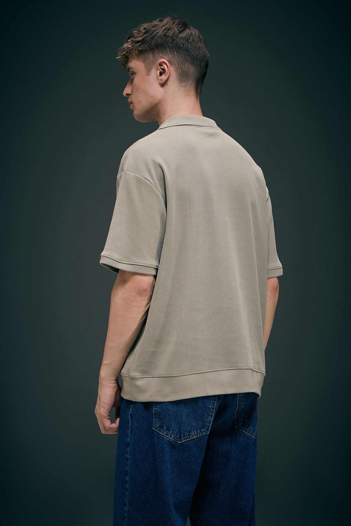 Old Money Knit Polo - Dollar Bill Polo T-SHIRT Maxzone Clothing