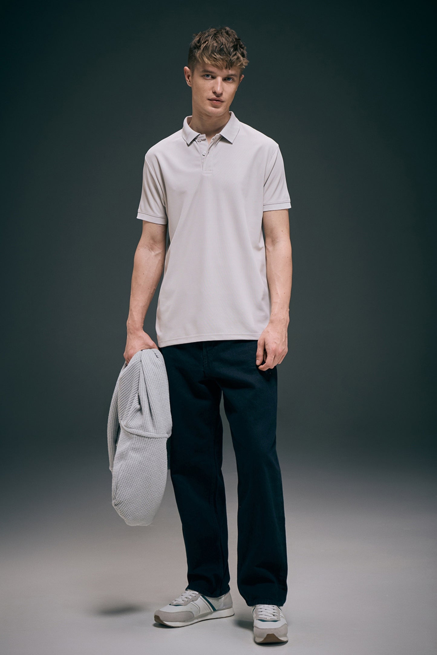 Smart tech polo - Grey