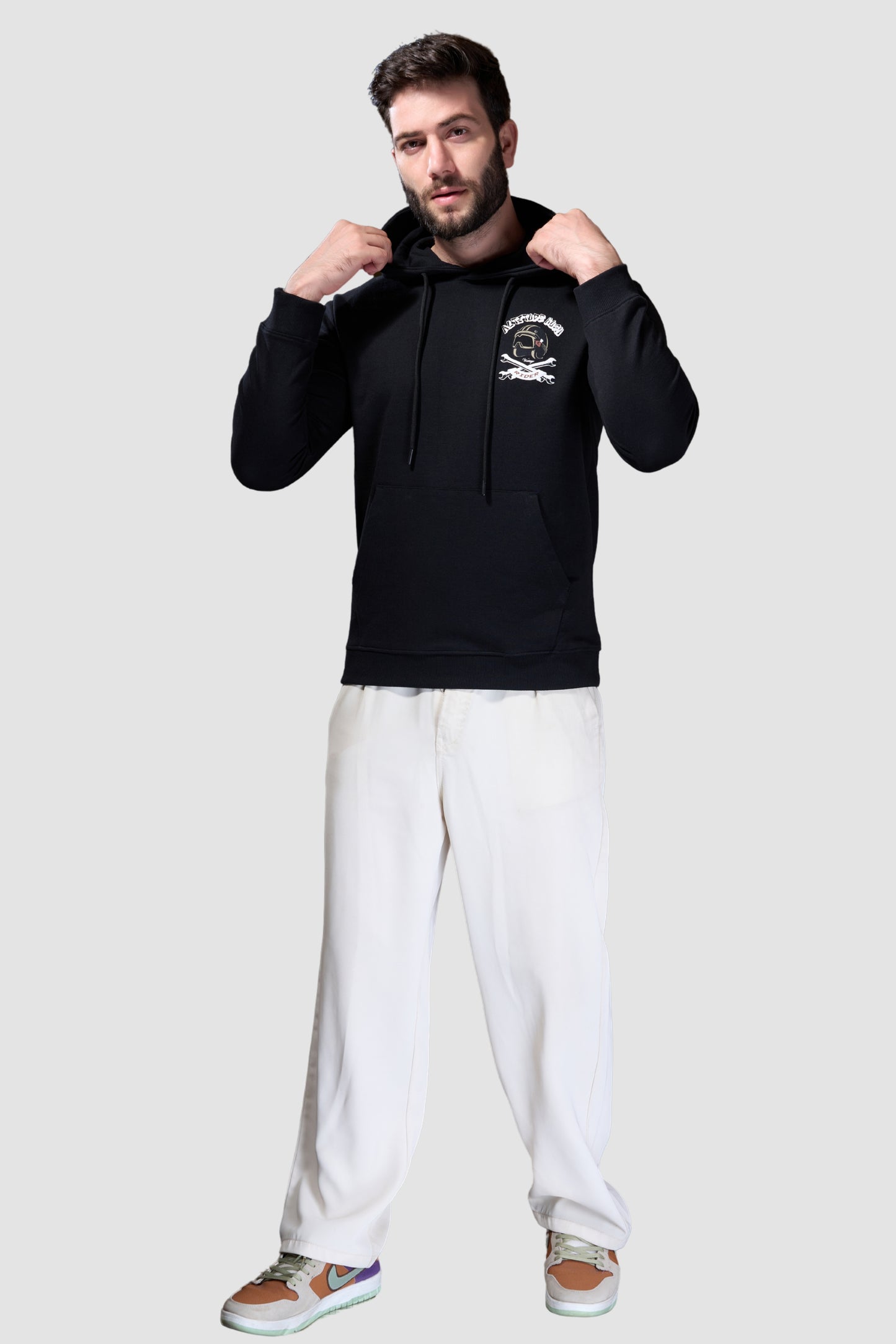 Black Attitude - Full Sleeve Hoodie