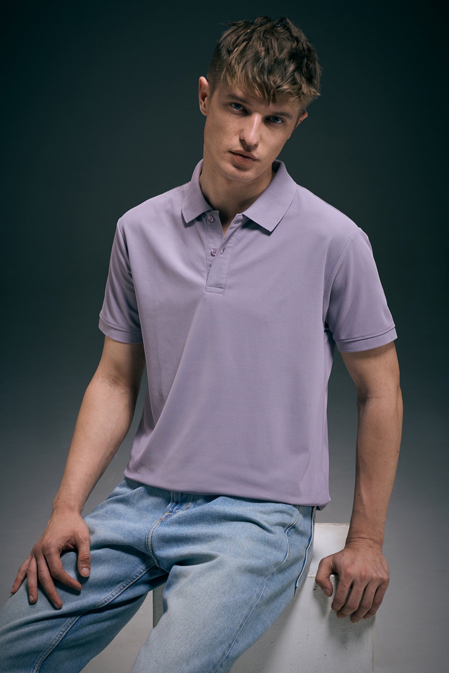 Smart tech polo - Cosmic sky