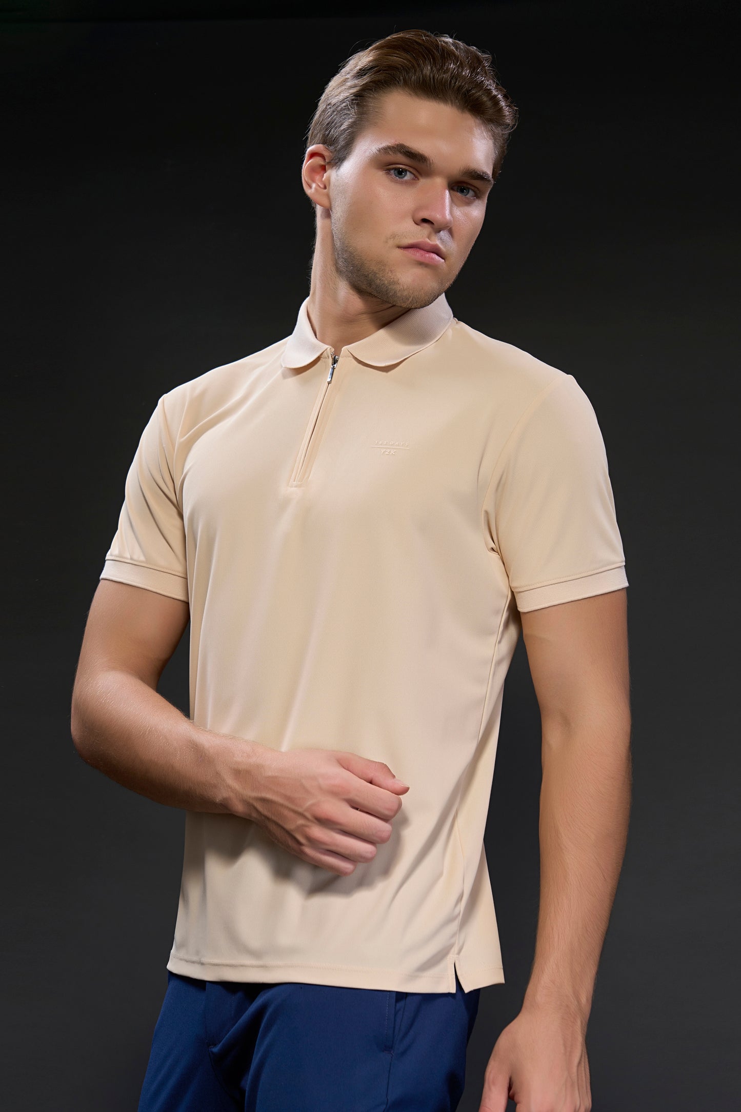 W.Pink 365 Days Y2K Polo T-shirt