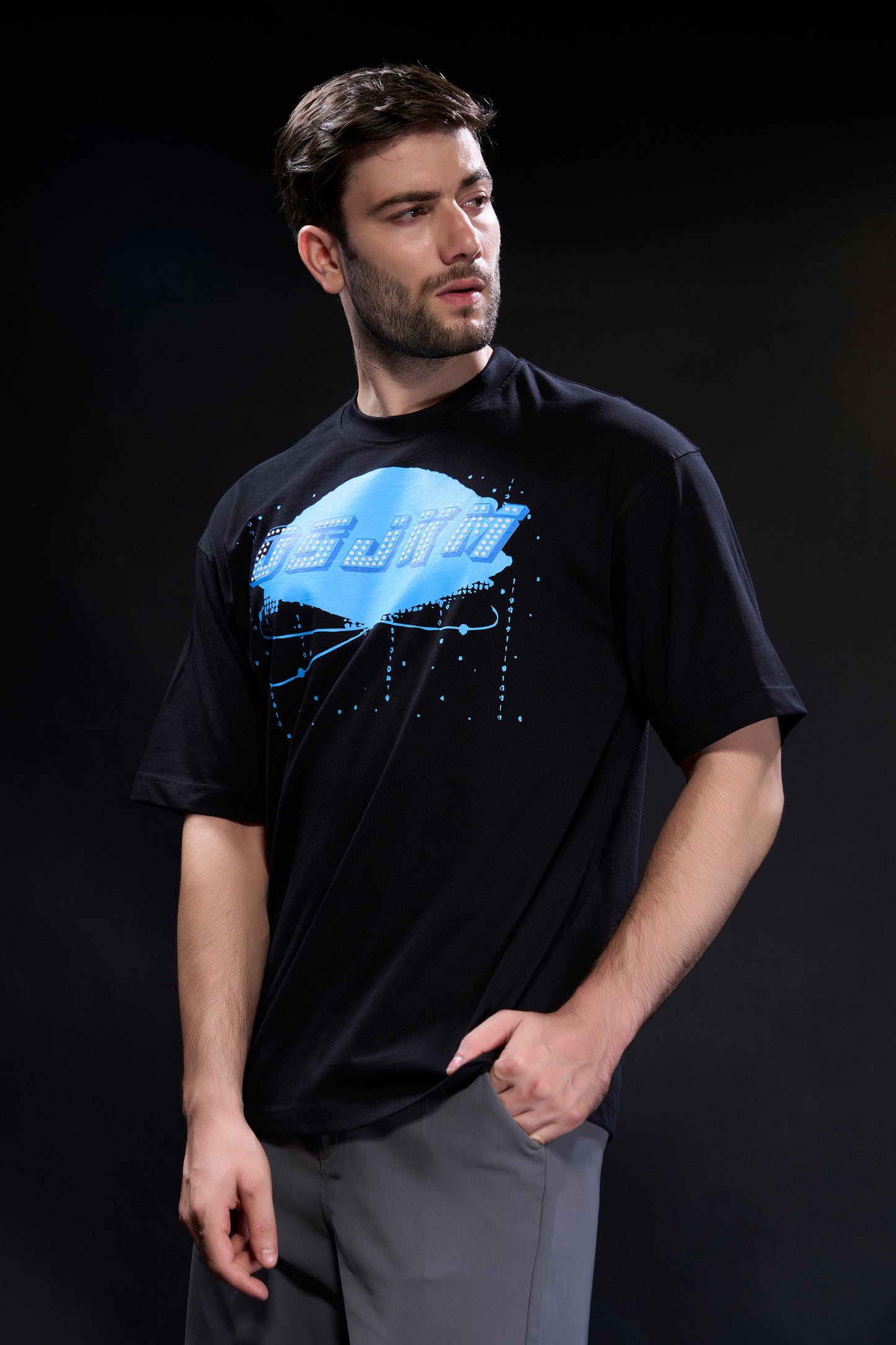 Usjkm - Blackzy Oversized - Glow in the Dark