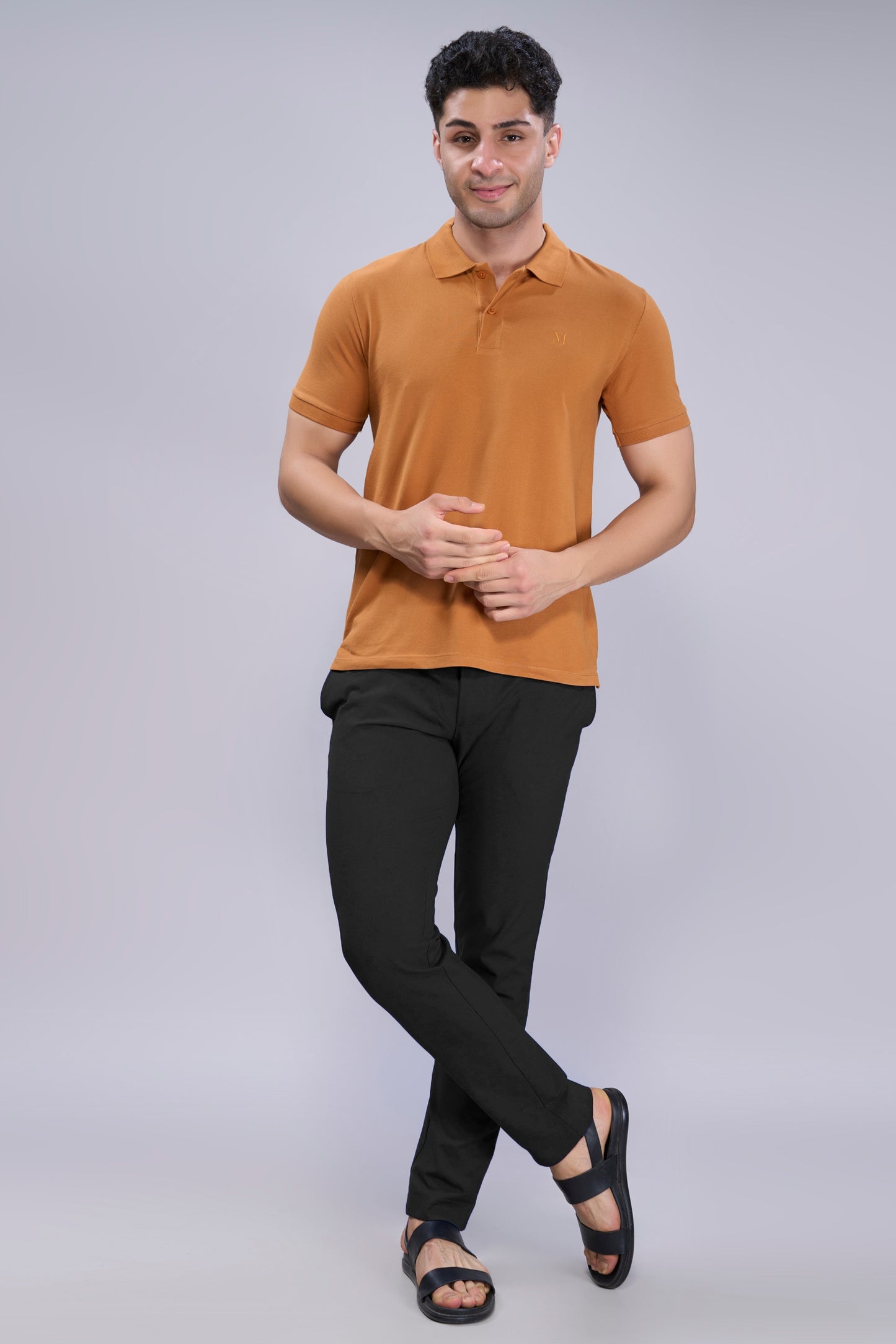 Burnt Orange - Cotton Pique Polo