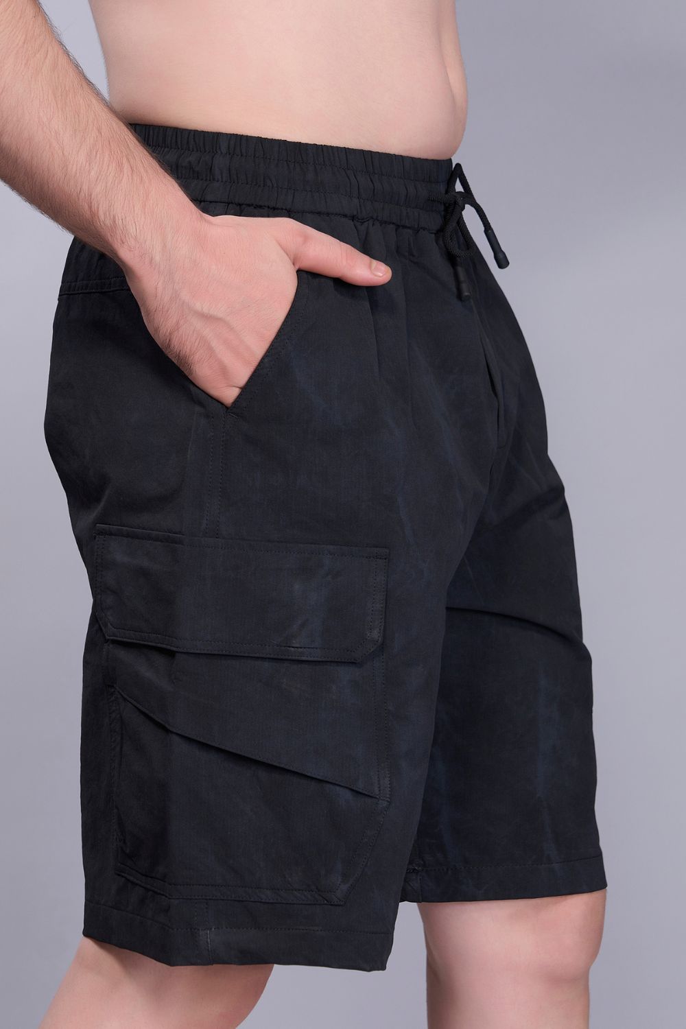Black - Cargo Pocket Shorts