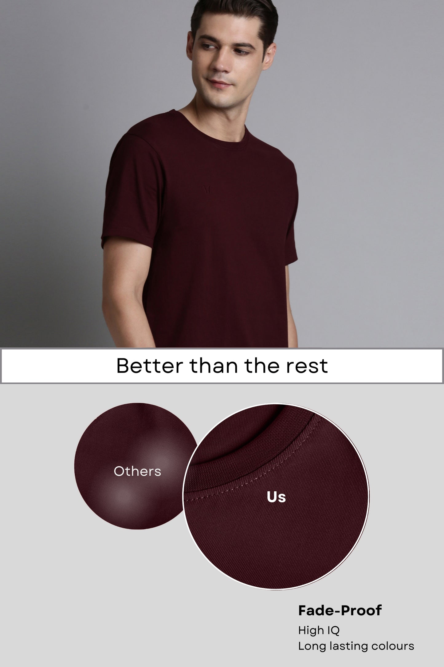 Heng Maroon Cotton IQ Basics