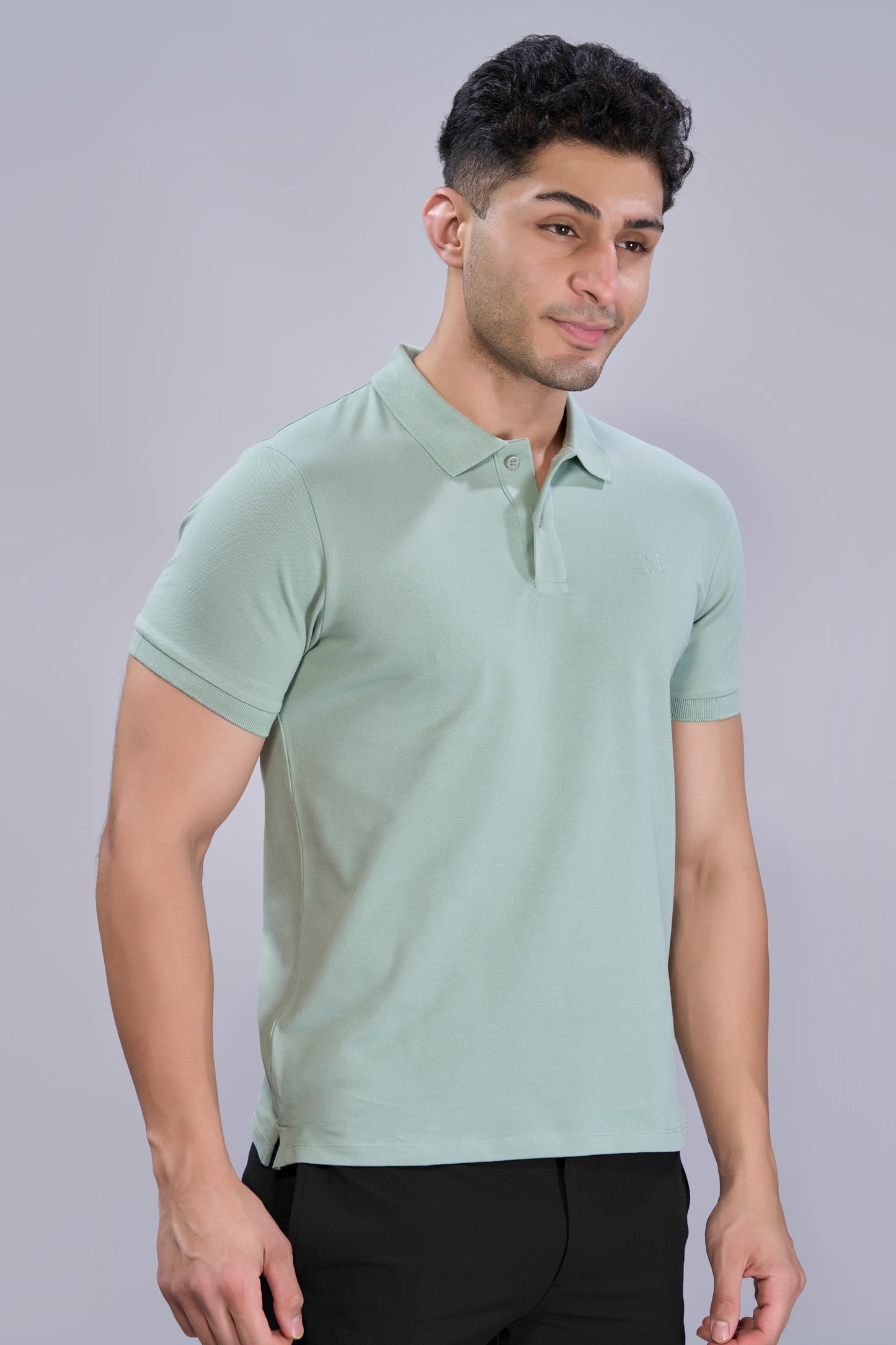 Mint - Cotton Pique Polo