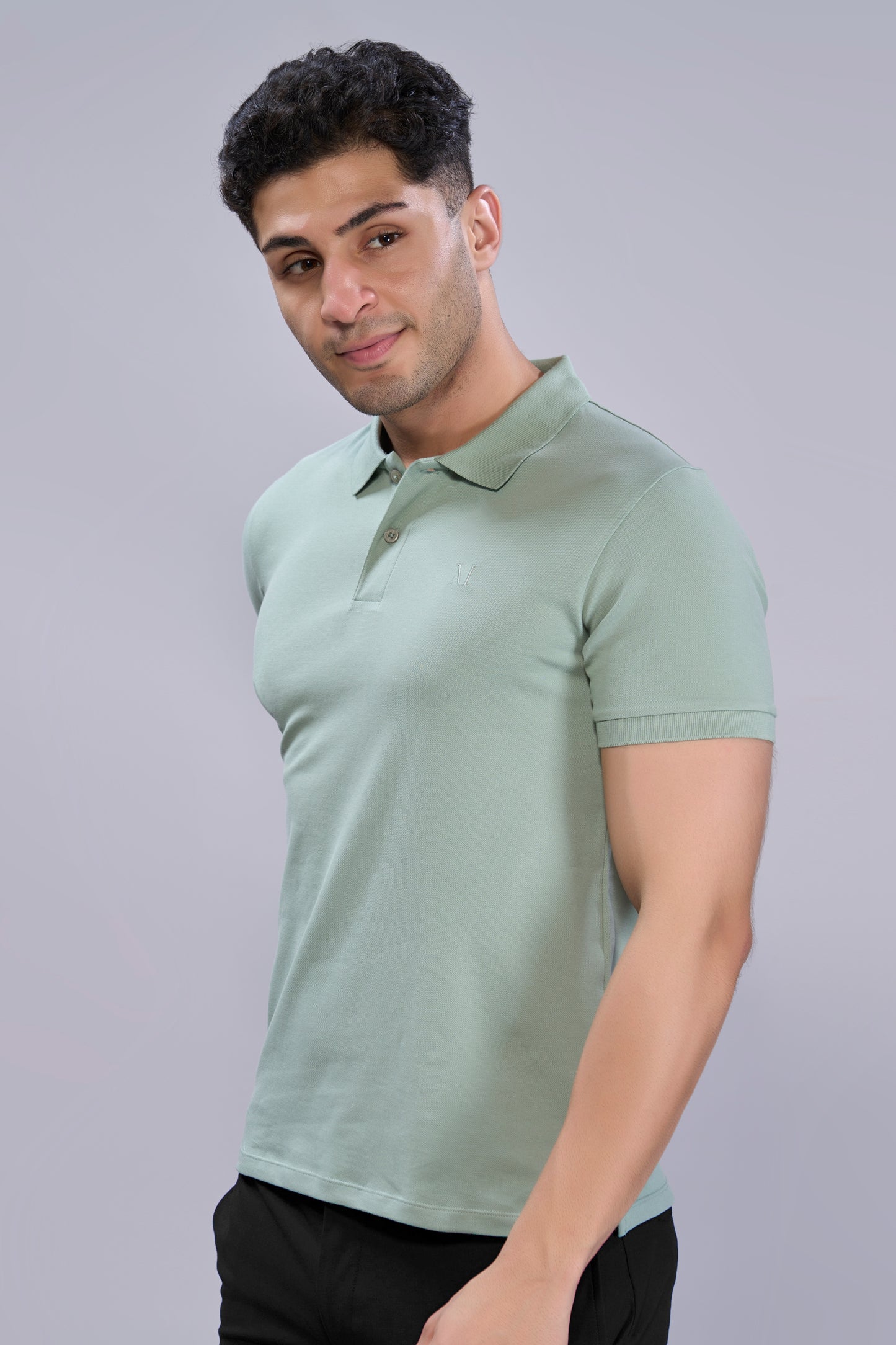 Mint - Cotton Pique Polo