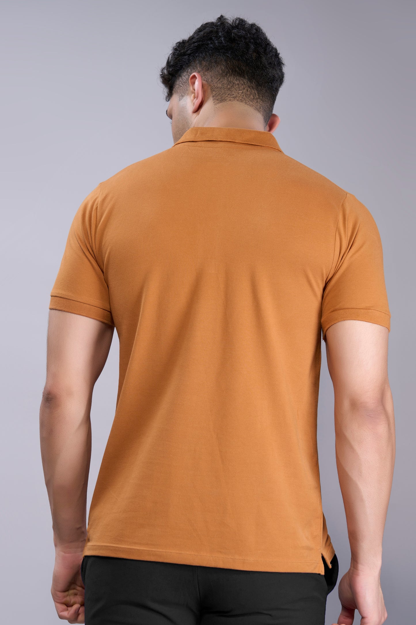 Burnt Orange - Cotton Pique Polo