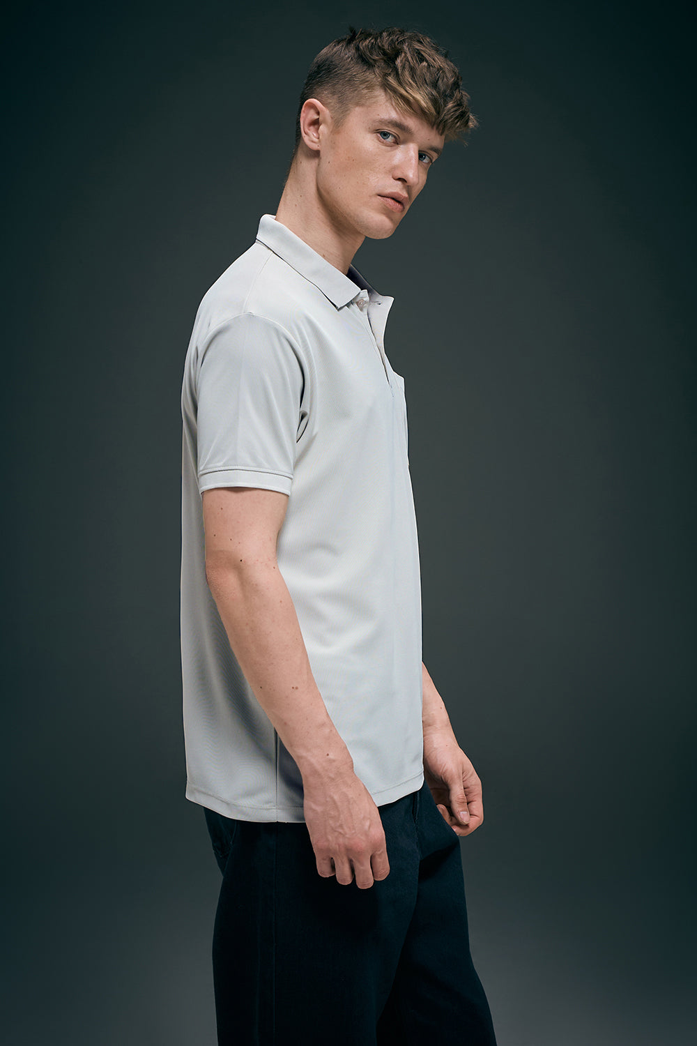 Grey Smart Tech Pocket + Polo