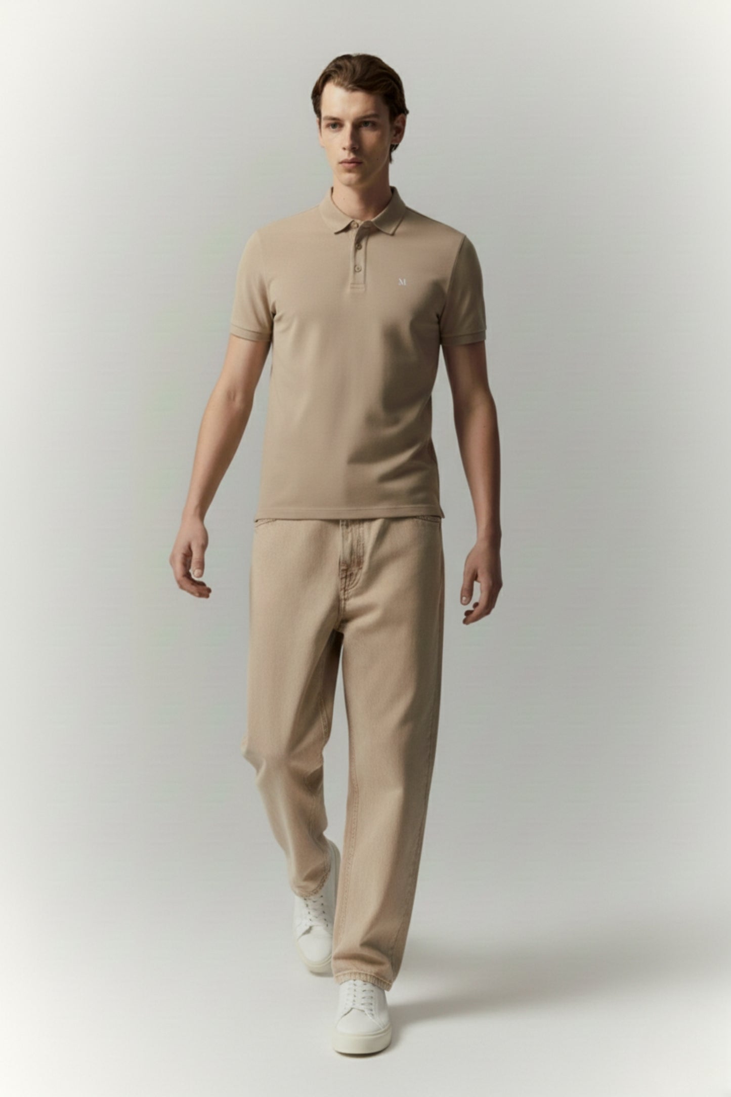 Beige Duracool Polo