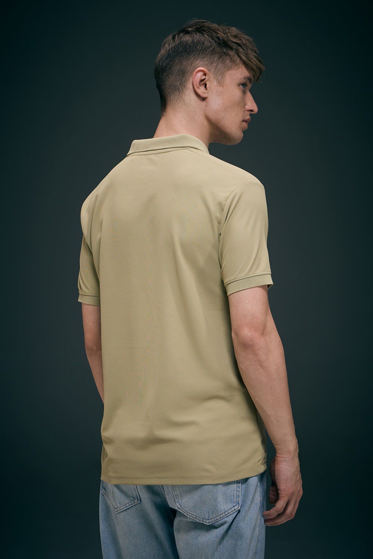 Smart tech polo - Sage Green Maxzone Clothing
