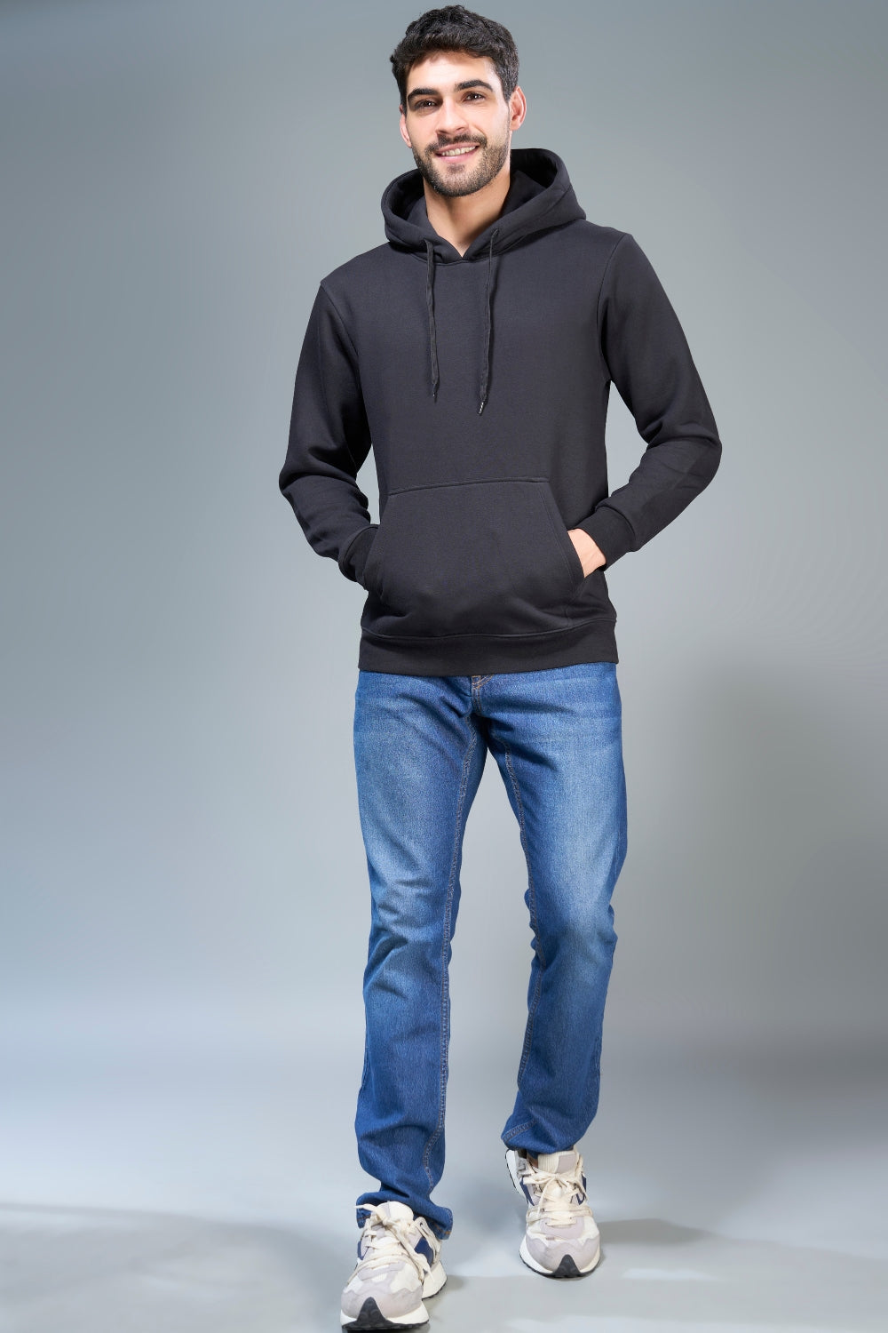 Black Hoodie Hoodies Maxzone Clothing