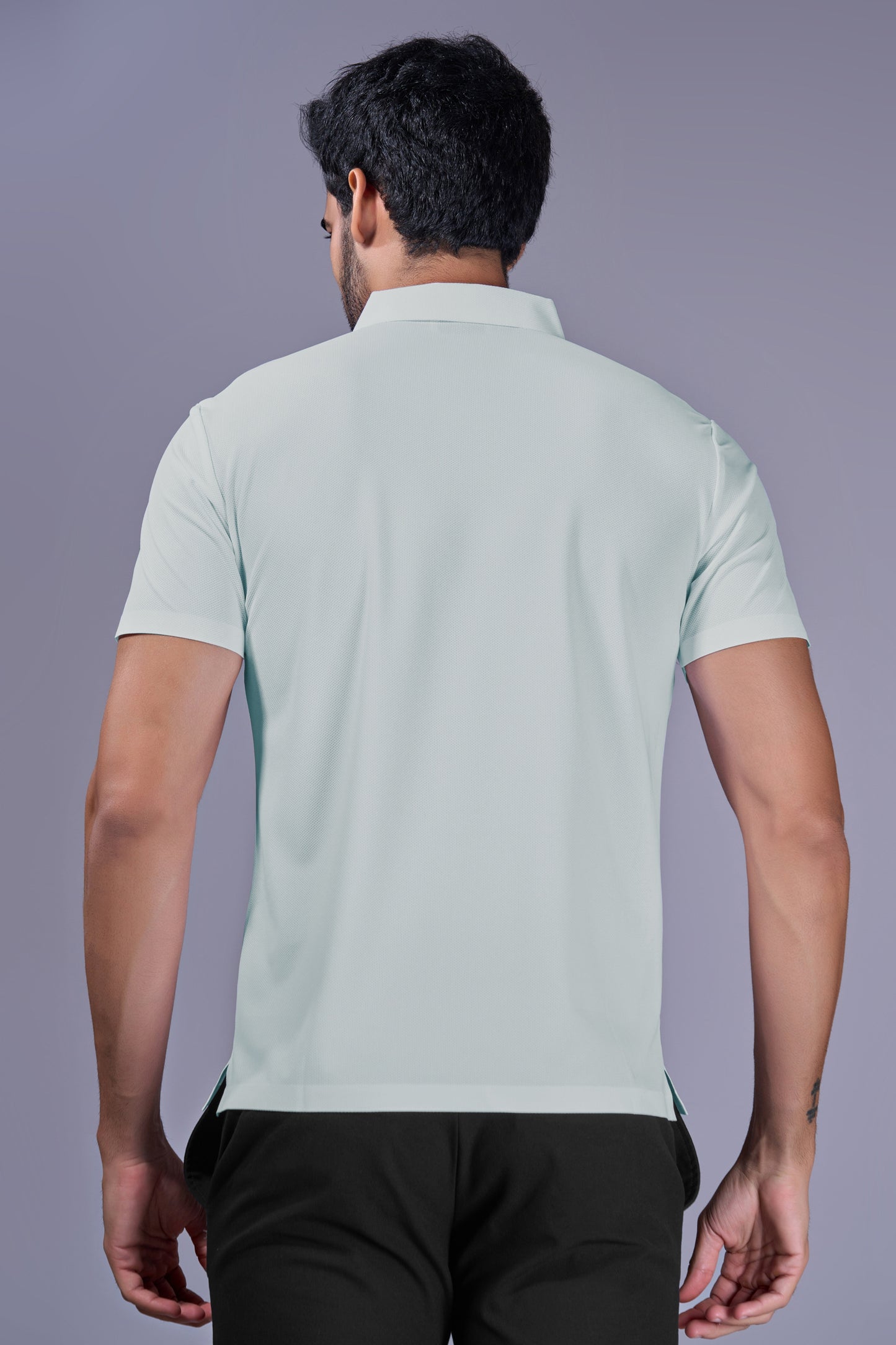 Sky Blue - 2 Button Stitchless Polo