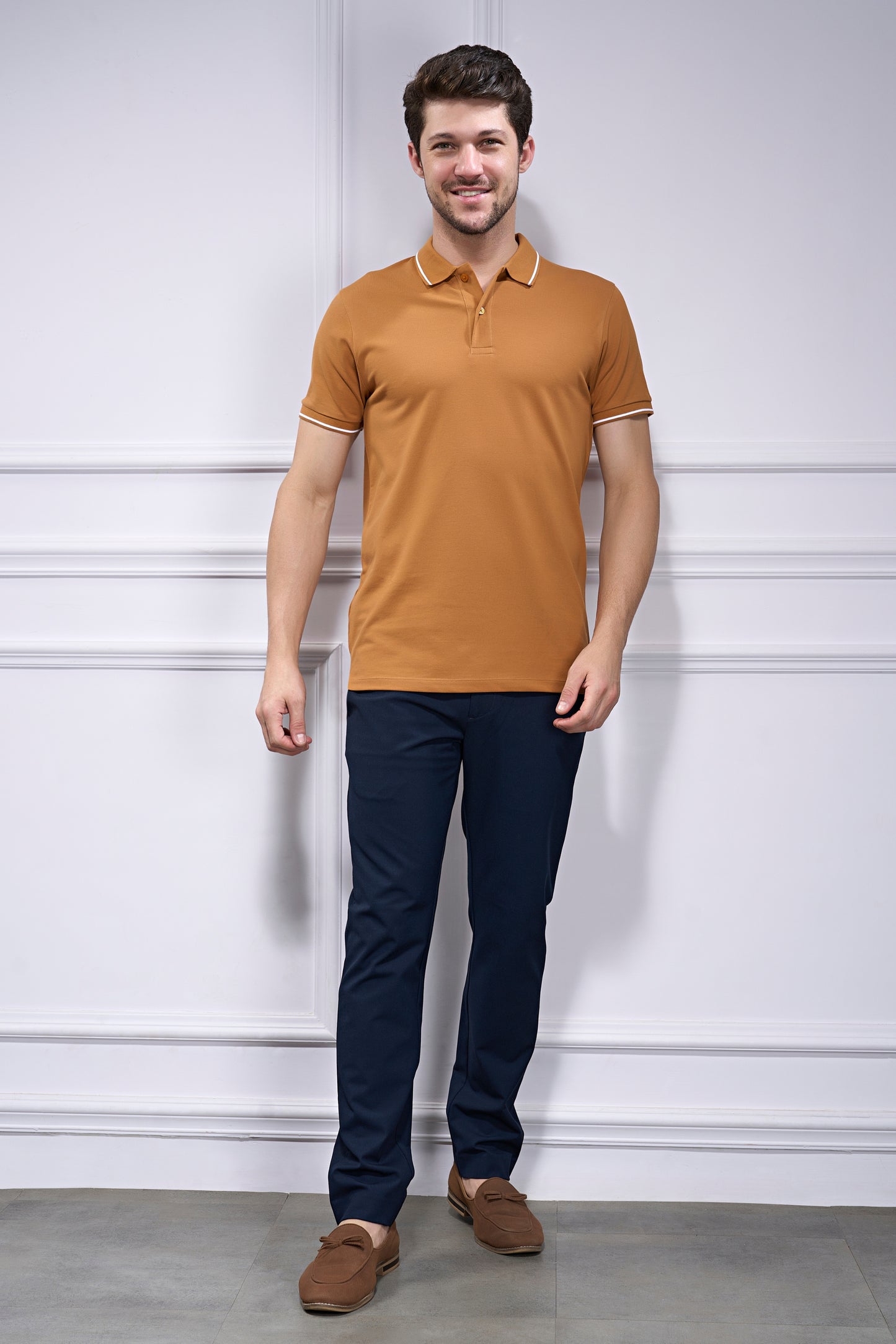 Identity Polo 2.0 - Caramel Maxzone Clothing M