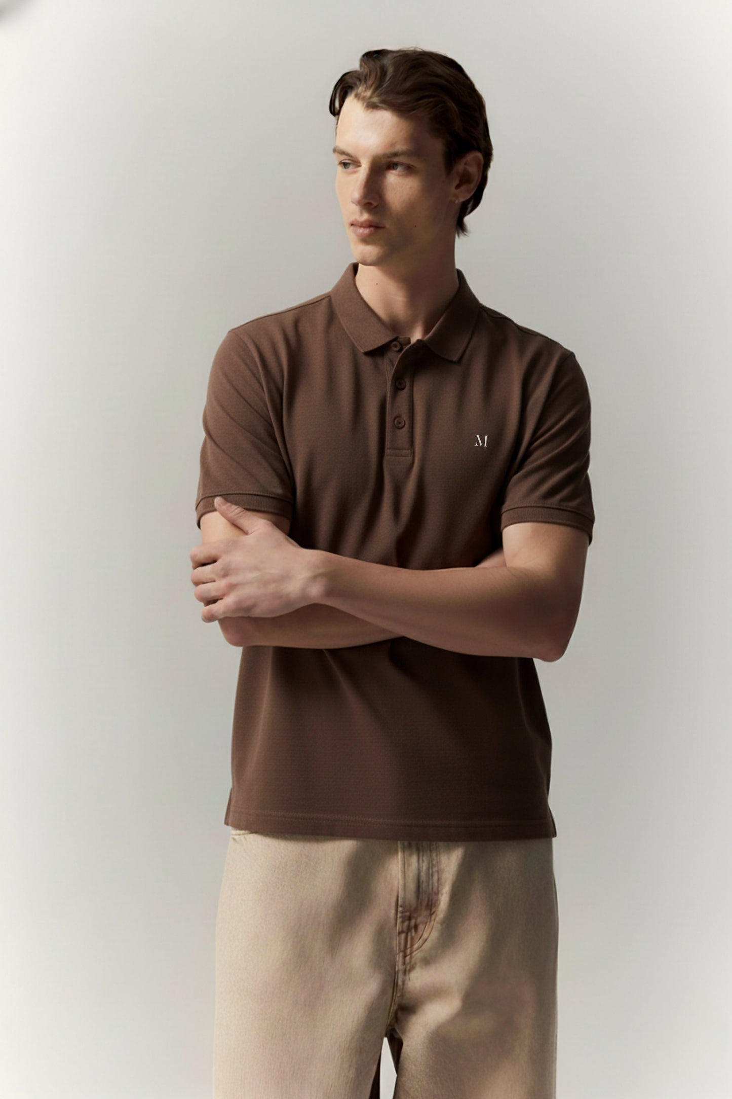 Brown Duracool Polo