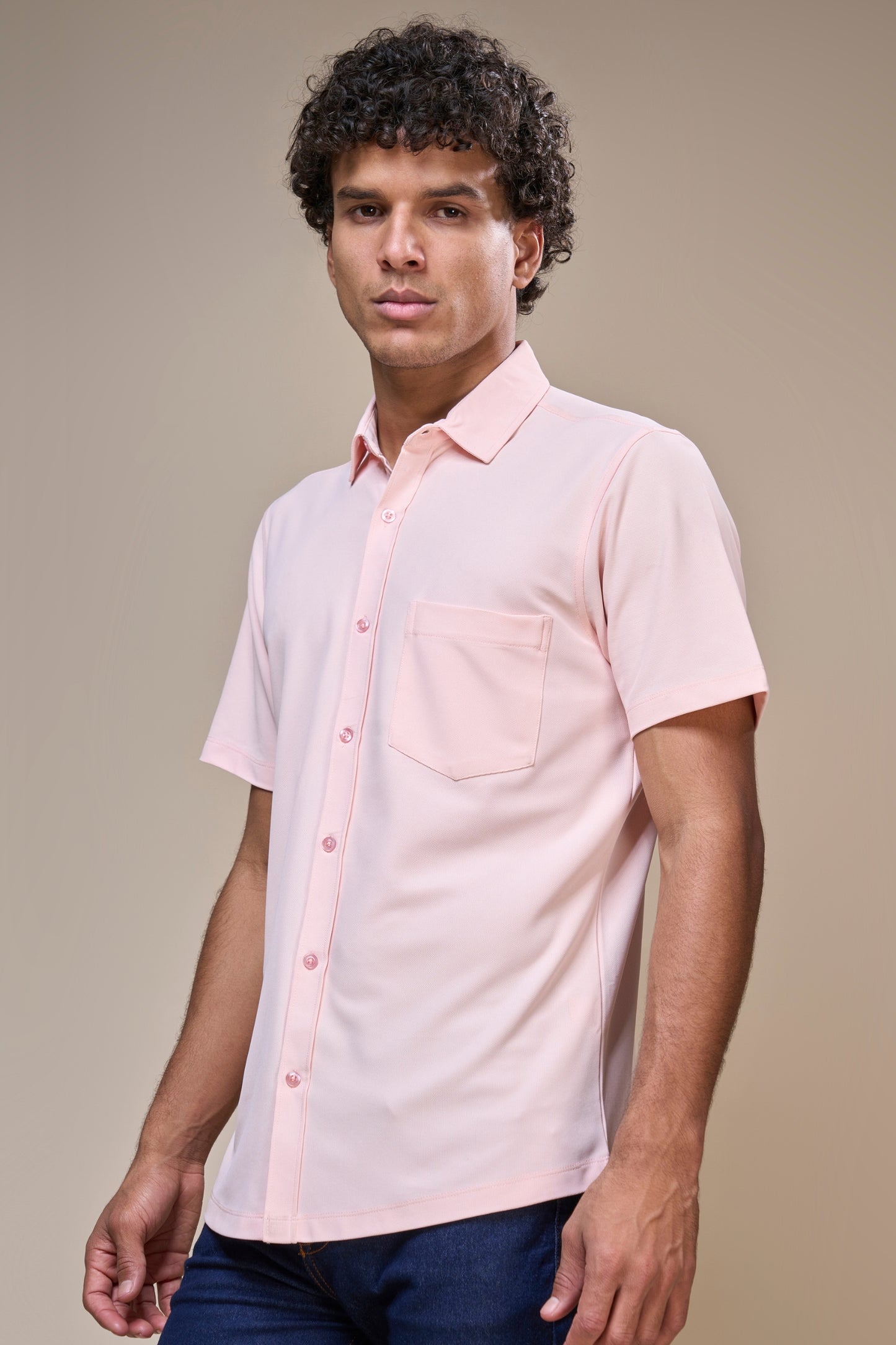 L.T.Pink - Smart Tech Pocket Shirt Maxzone Clothing