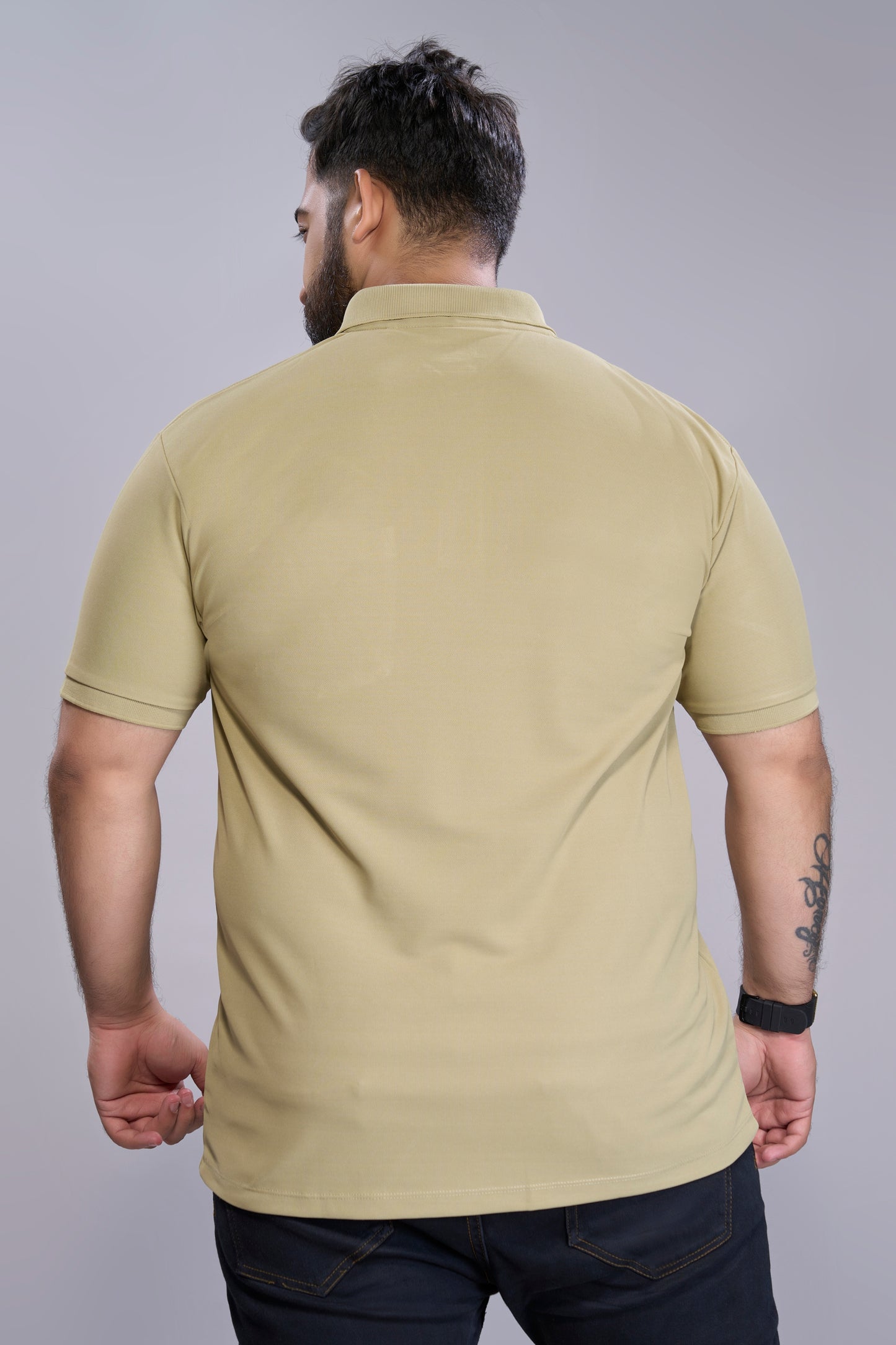 Green - Smart Tech Pocket Polo Plus Size