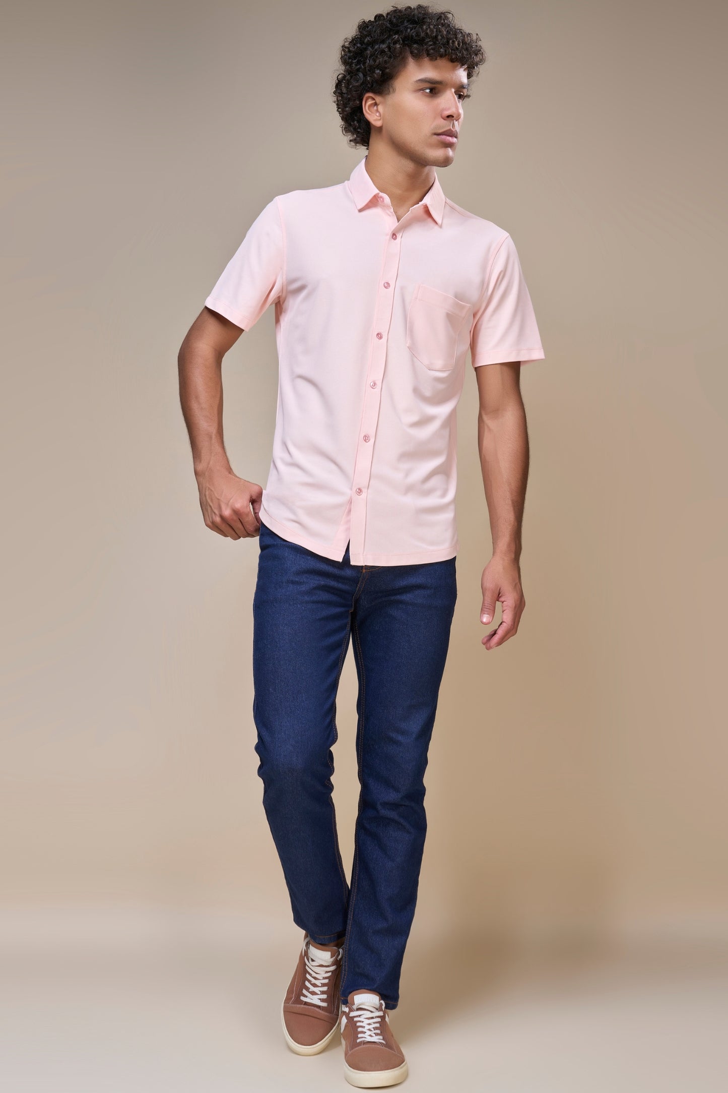 L.T.Pink - Smart Tech Pocket Shirt Maxzone Clothing