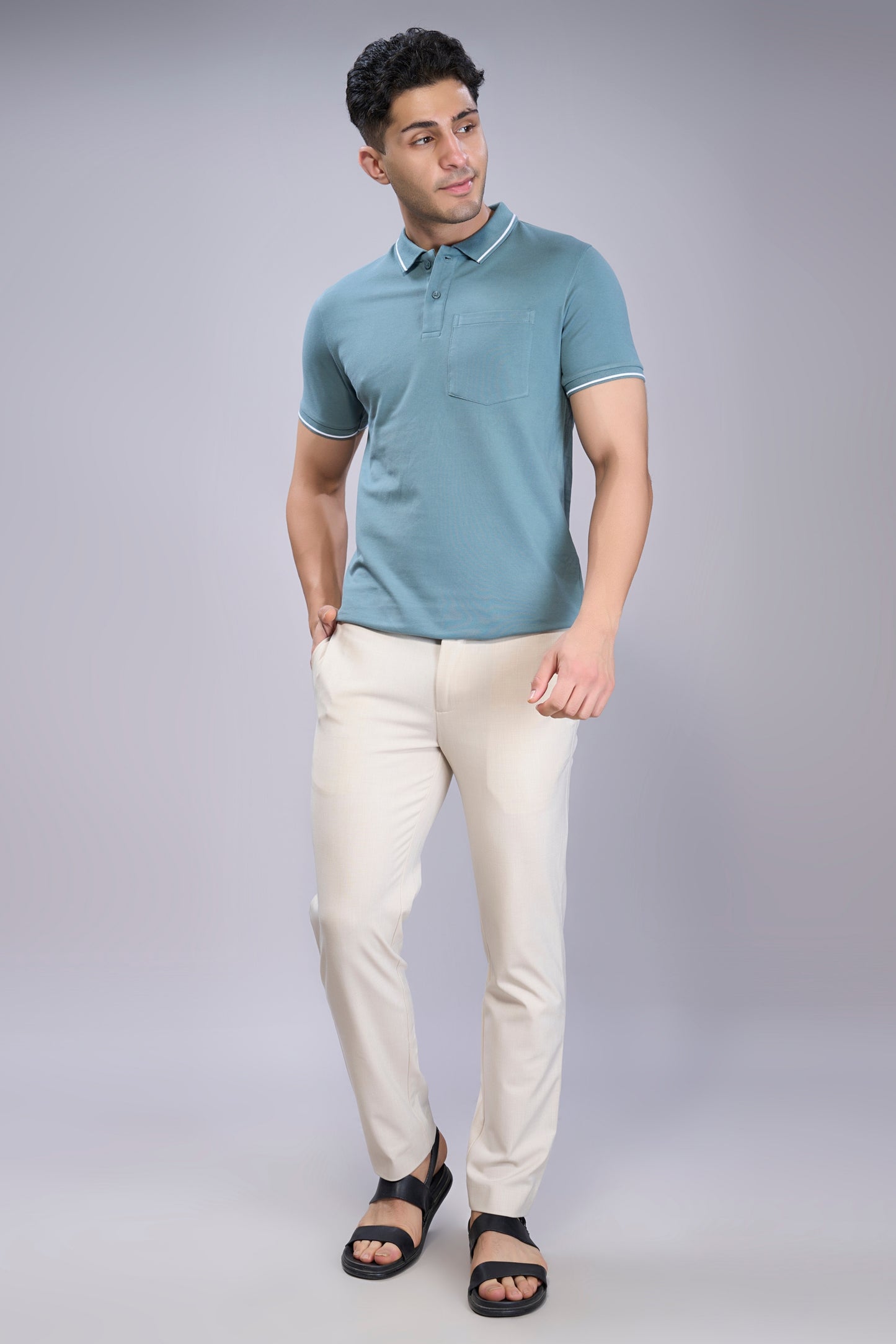 Air Blue - Identity Pocket Polo