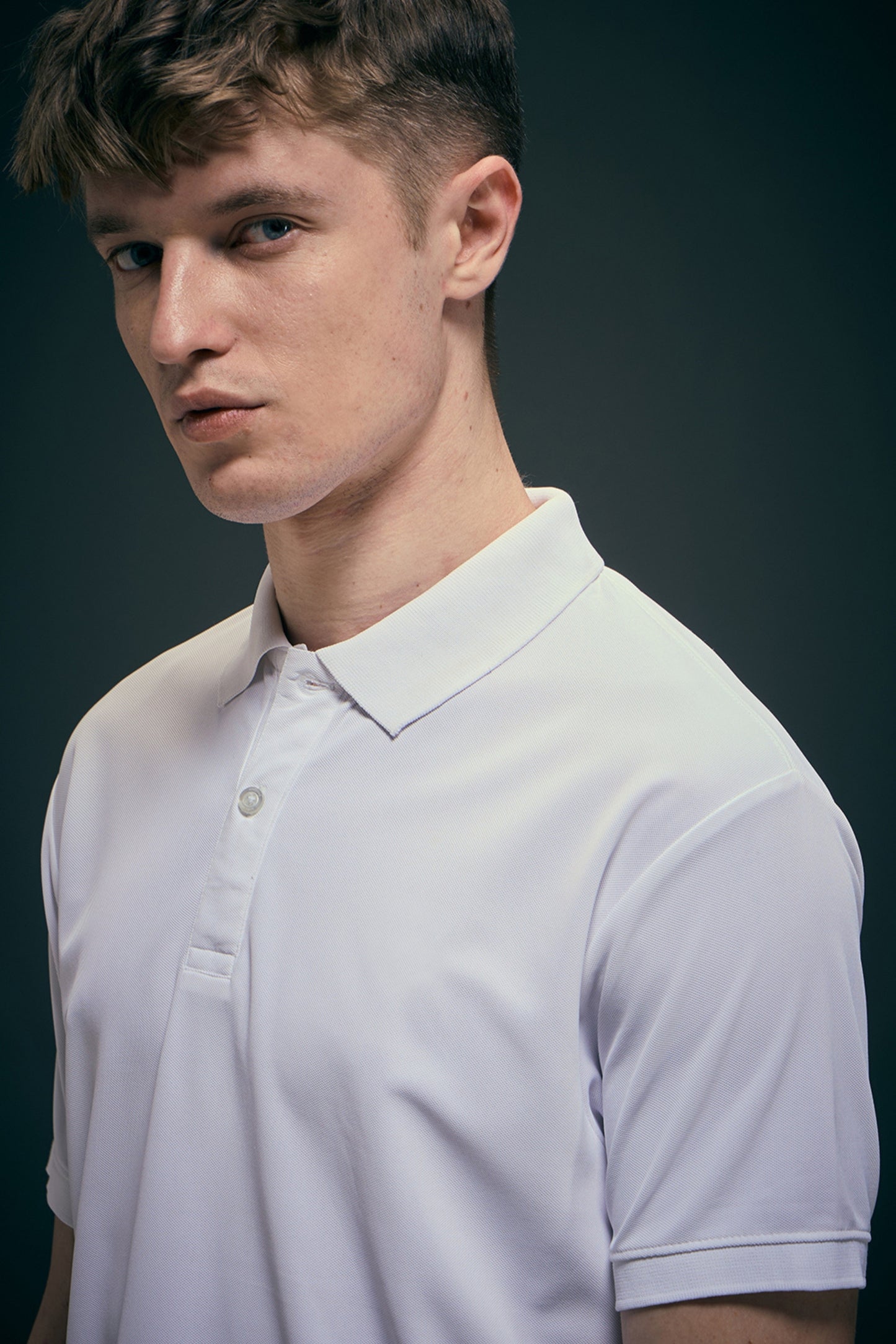 Smart tech polo - White