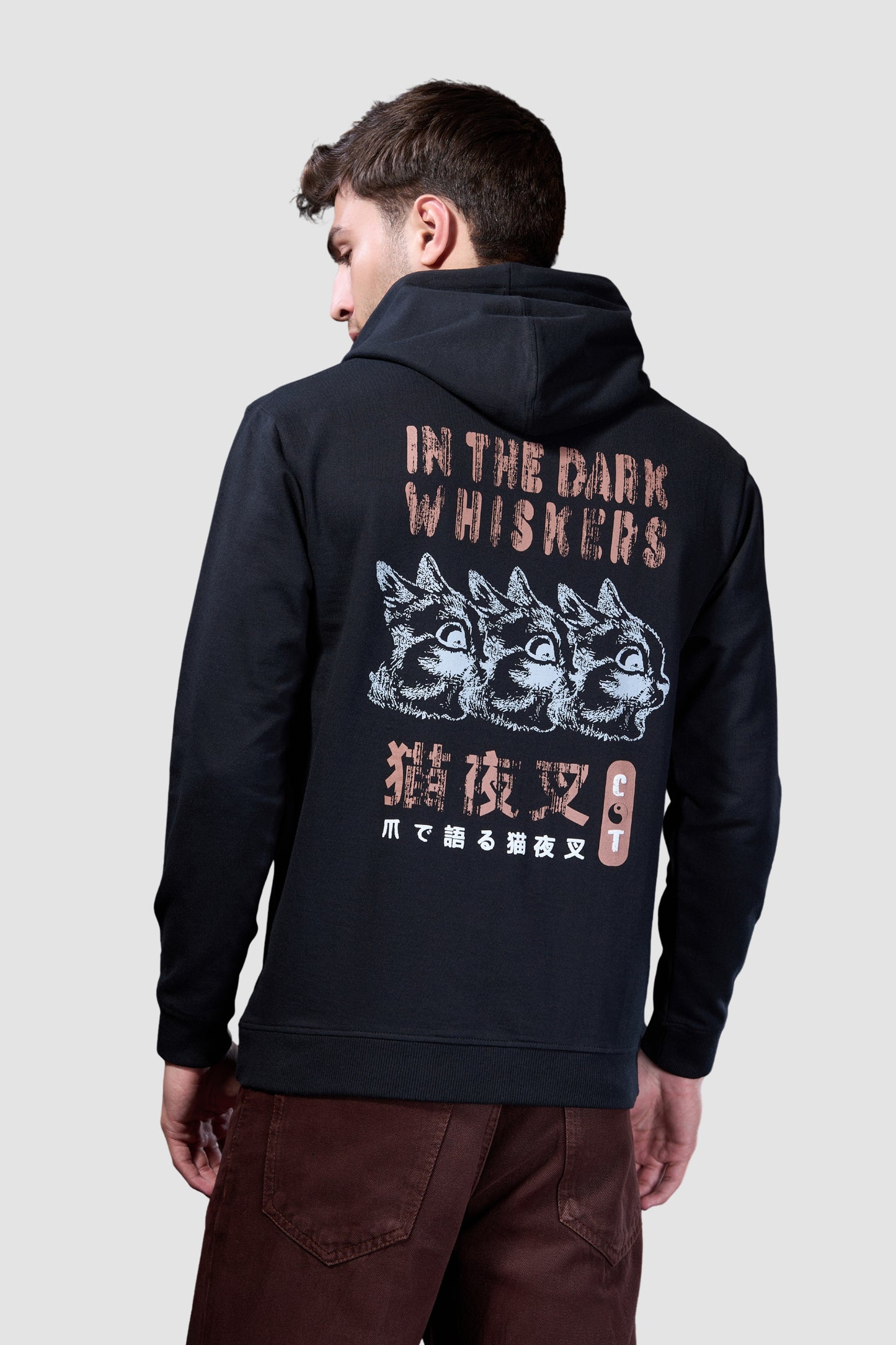 Black Whiskers - Full Sleeve Hoodie