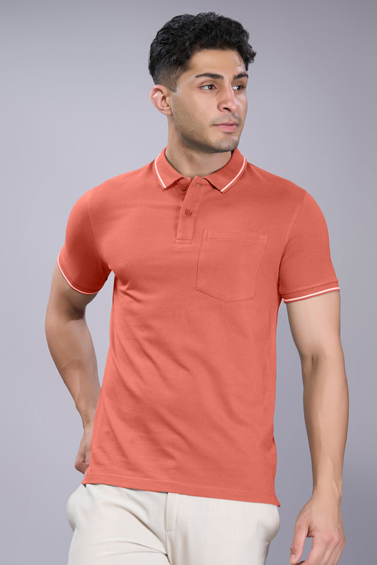 Carrot - Identity Pocket Polo